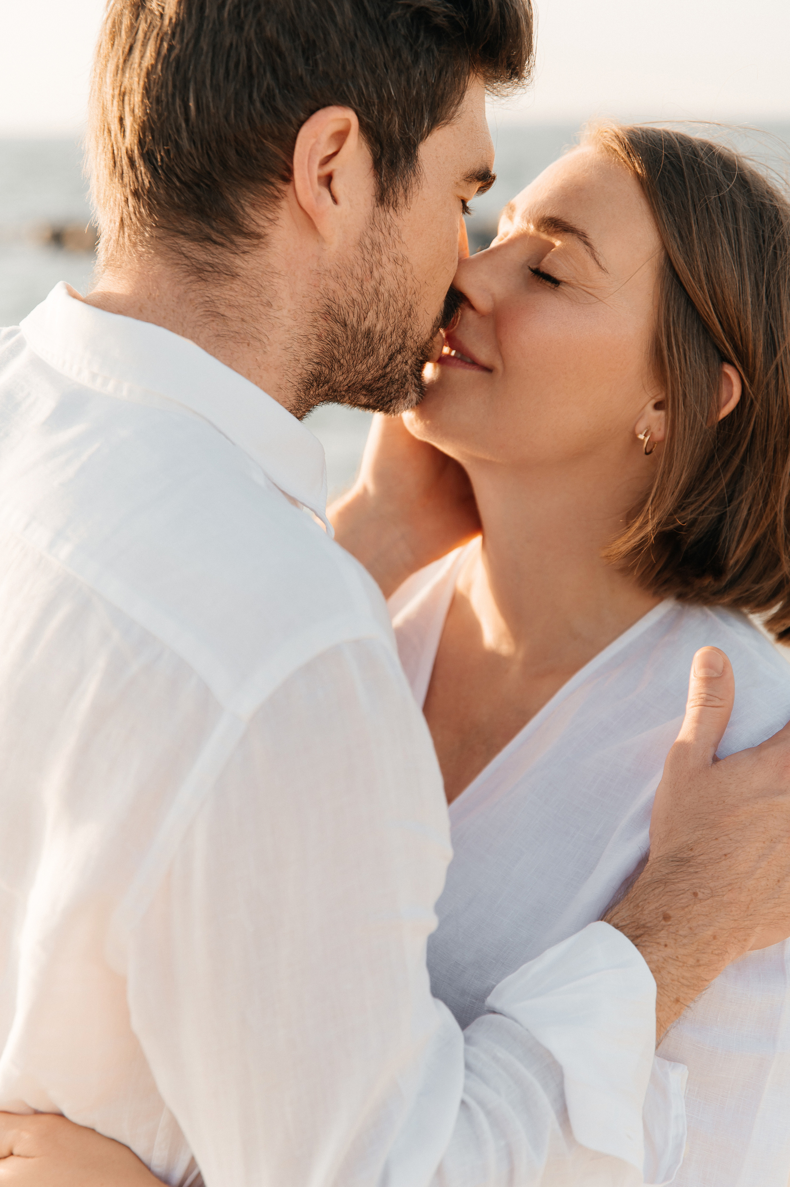 Sunset on the beach. Wedding and family photographer in Dubai Vasilii Albul