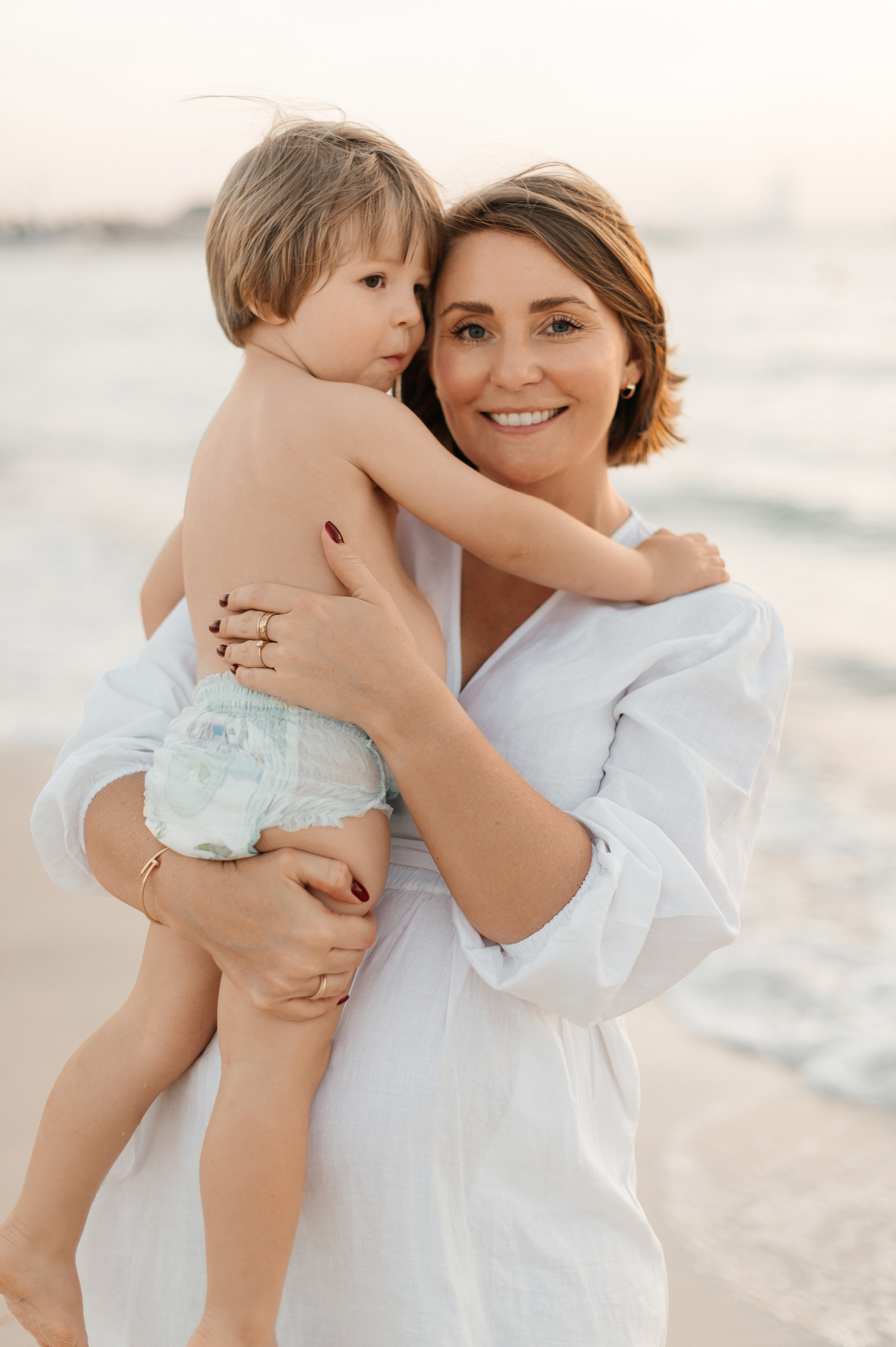Sunset on the beach. Wedding and family photographer in Dubai Vasilii Albul