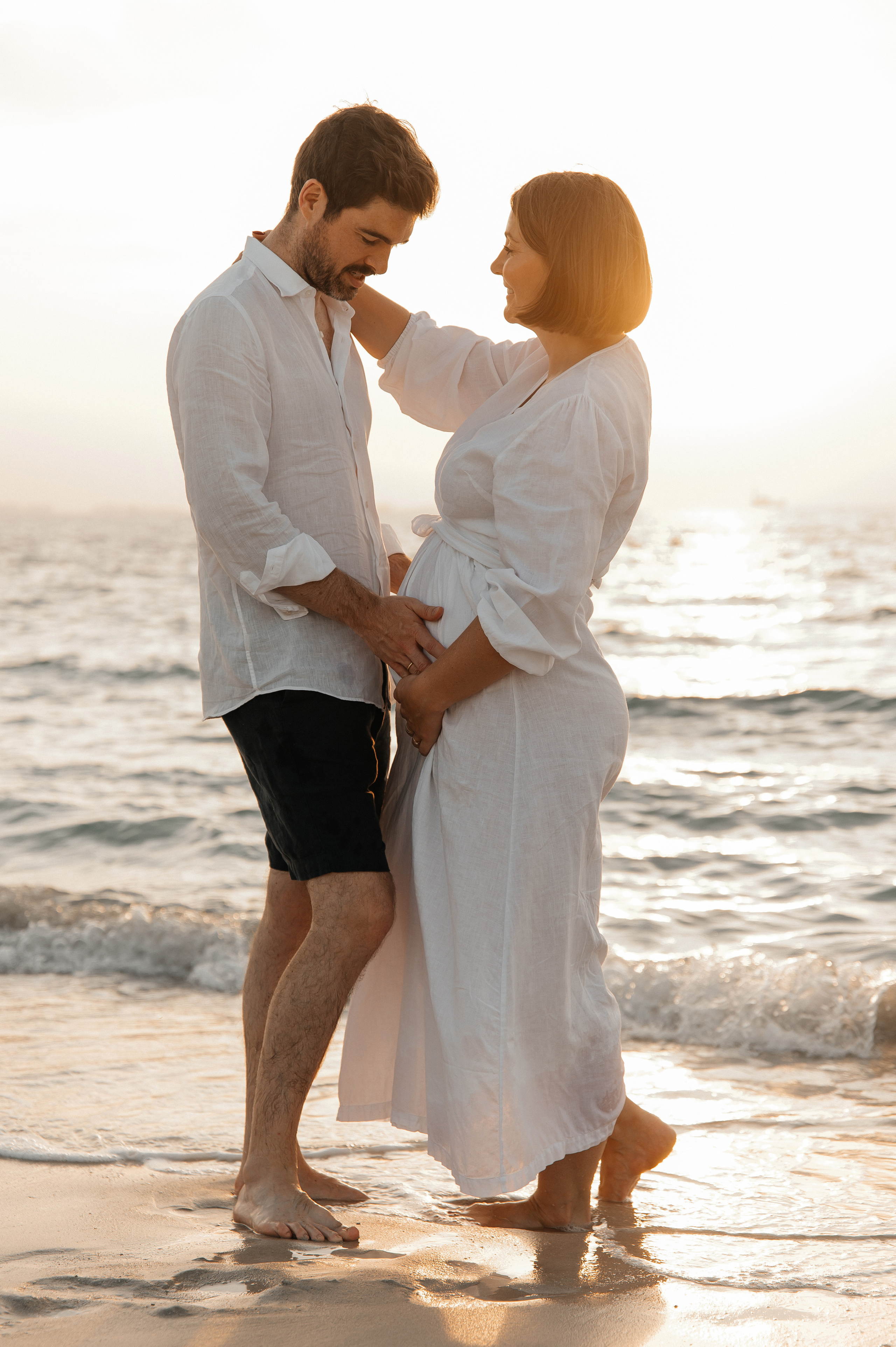 Sunset on the beach. Wedding and family photographer in Dubai Vasilii Albul