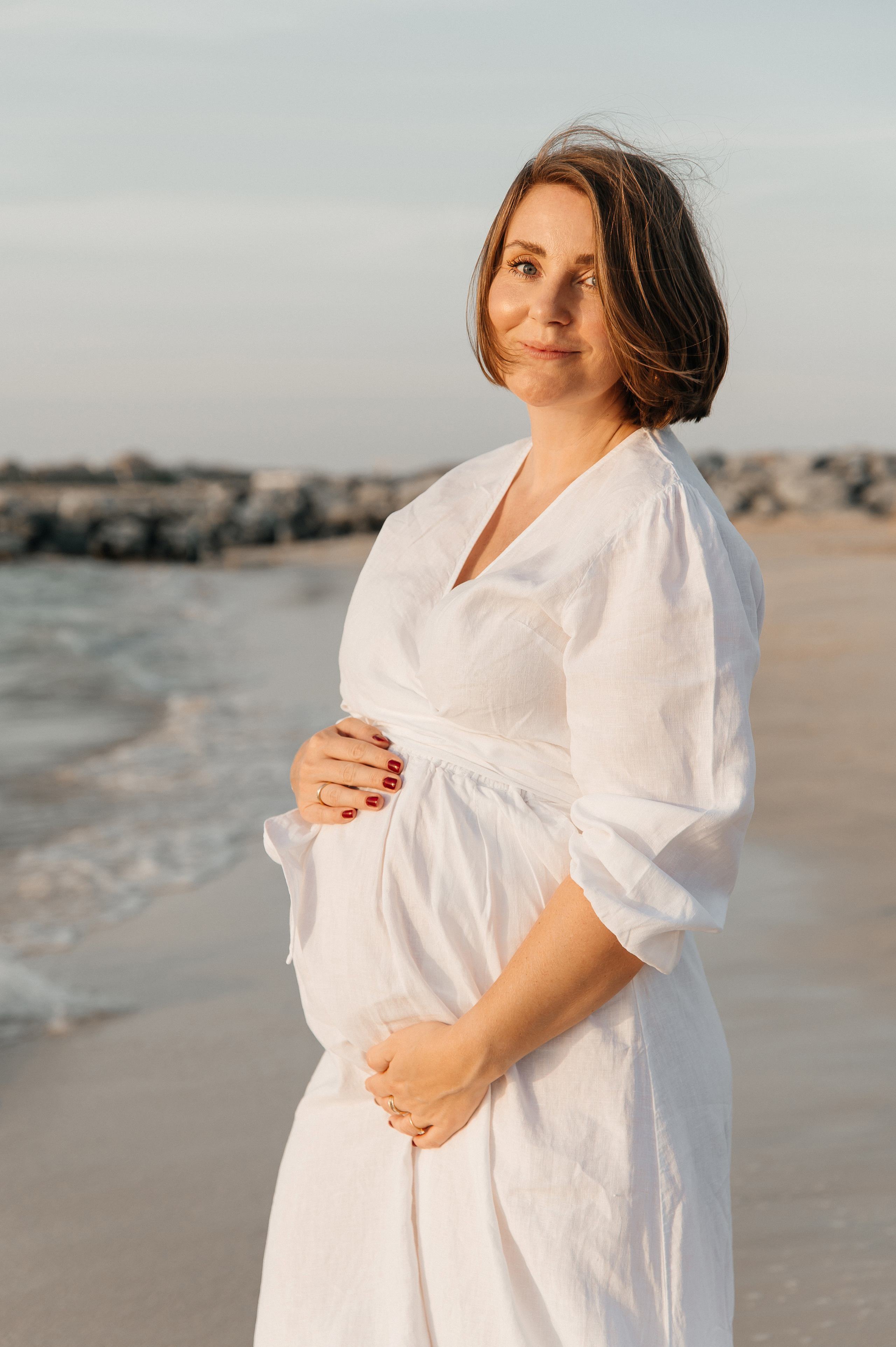Sunset on the beach. Wedding and family photographer in Dubai Vasilii Albul