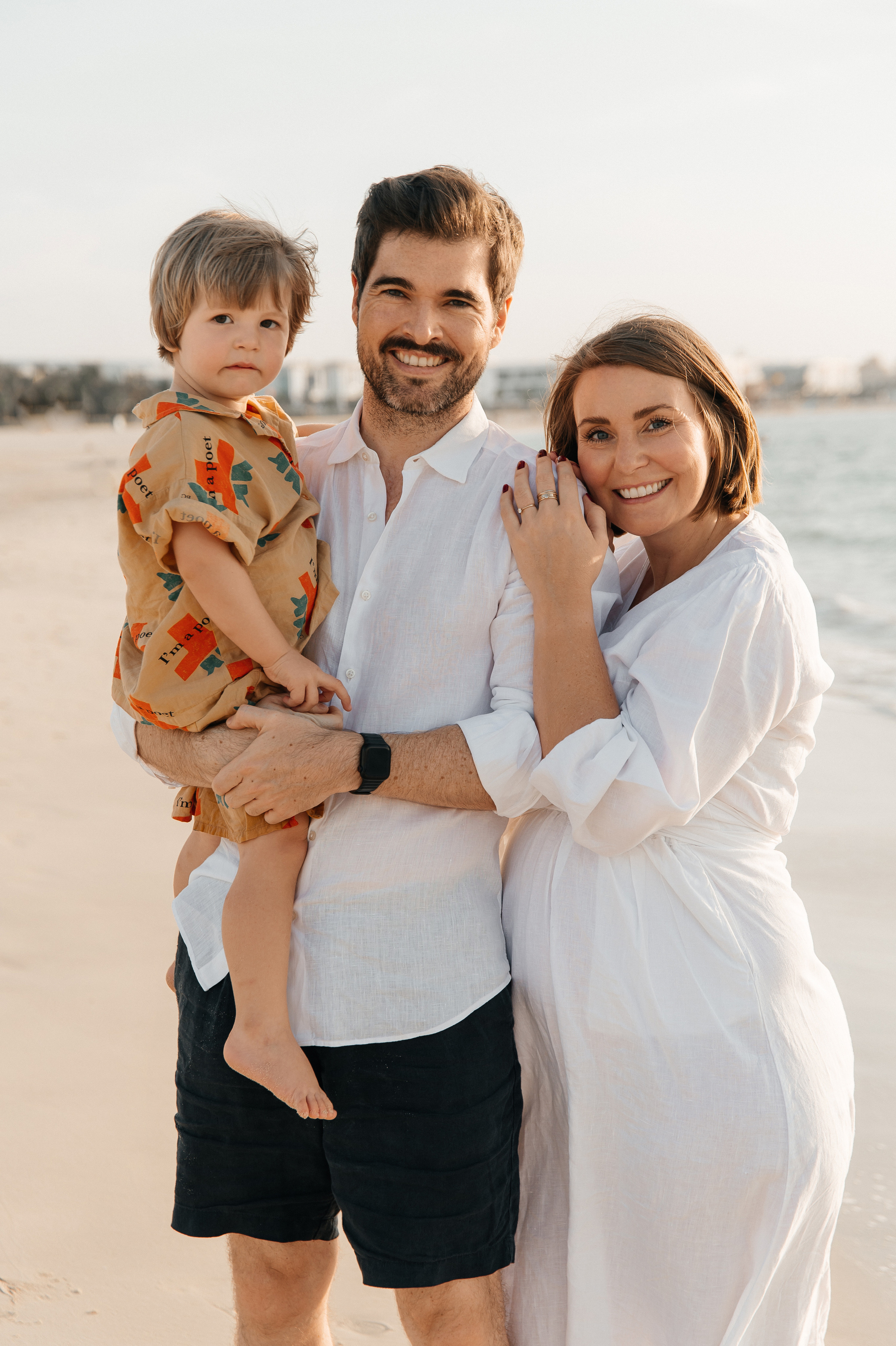 Sunset on the beach. Wedding and family photographer in Dubai Vasilii Albul