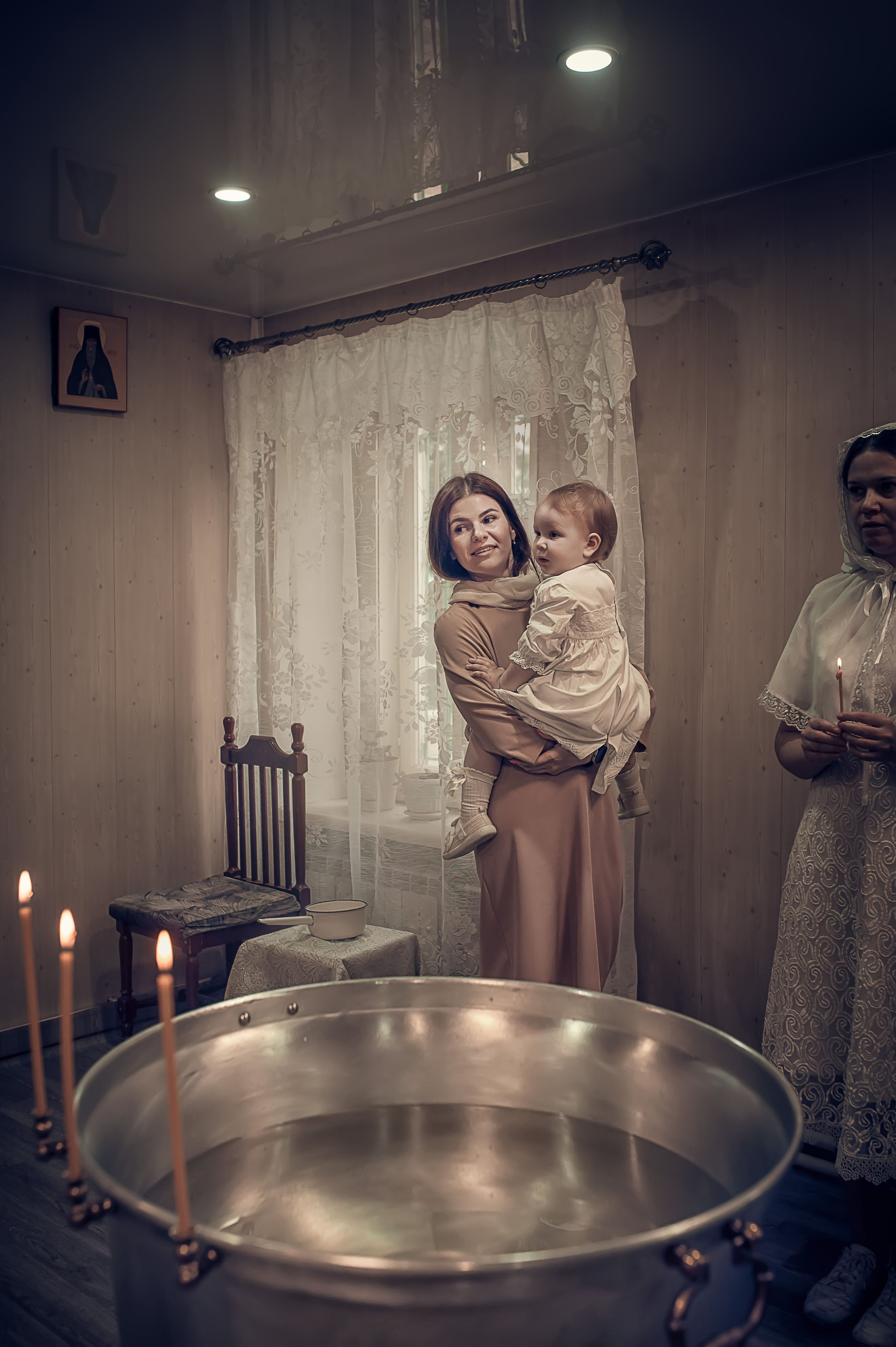 Сьемка крещения в Красноярске. Фотографы крещения/венчания  Красноярск Татьяна и Вячеслав Переваловы