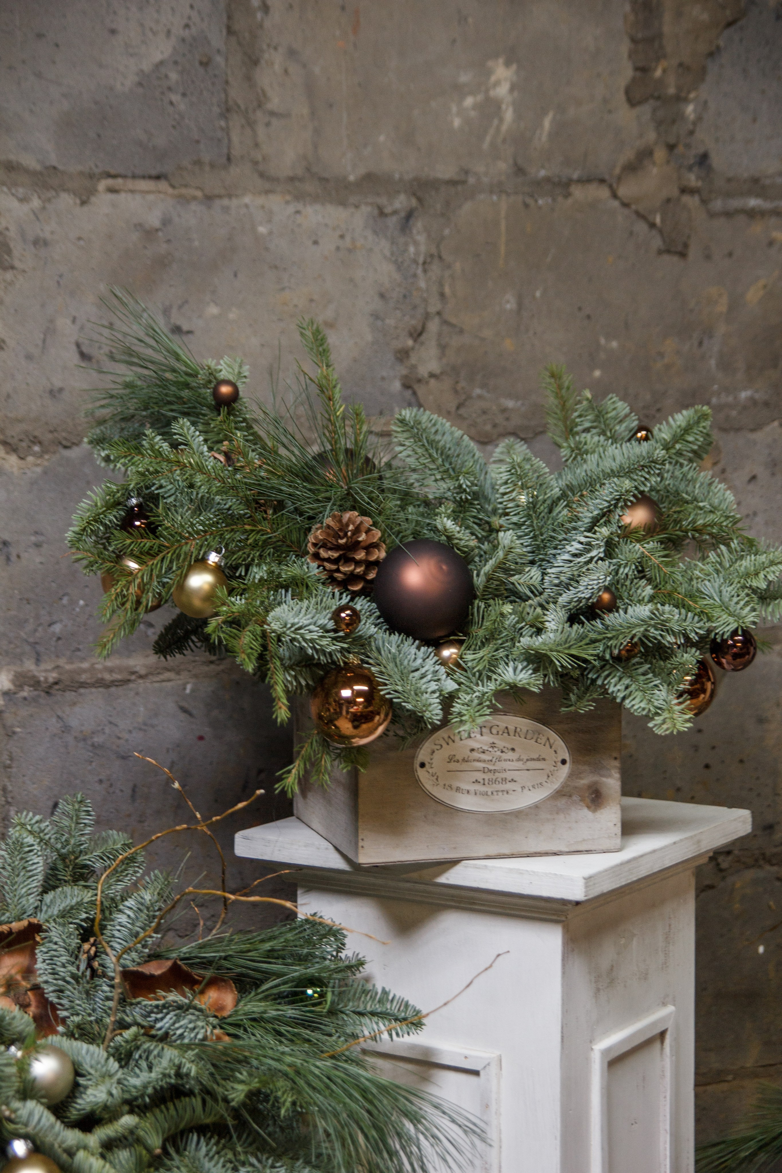 Новогодние композиции. Ксения Почтарь. Декоратор и флорист, город Владивосток