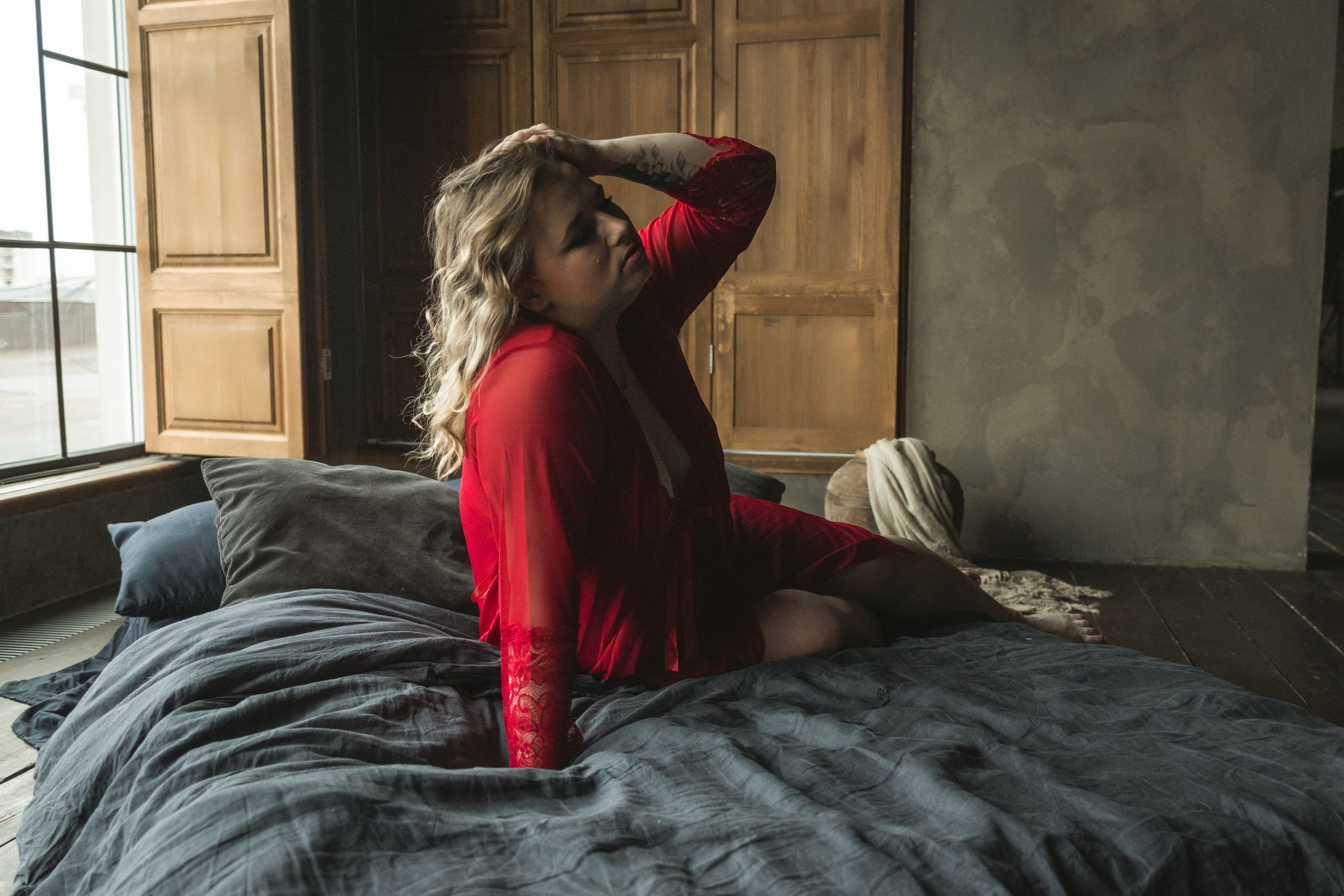 Будуарная съемка для Юли. Портретный и семейный фотограф в Санкт-Петербурге Чугунова Анастасия