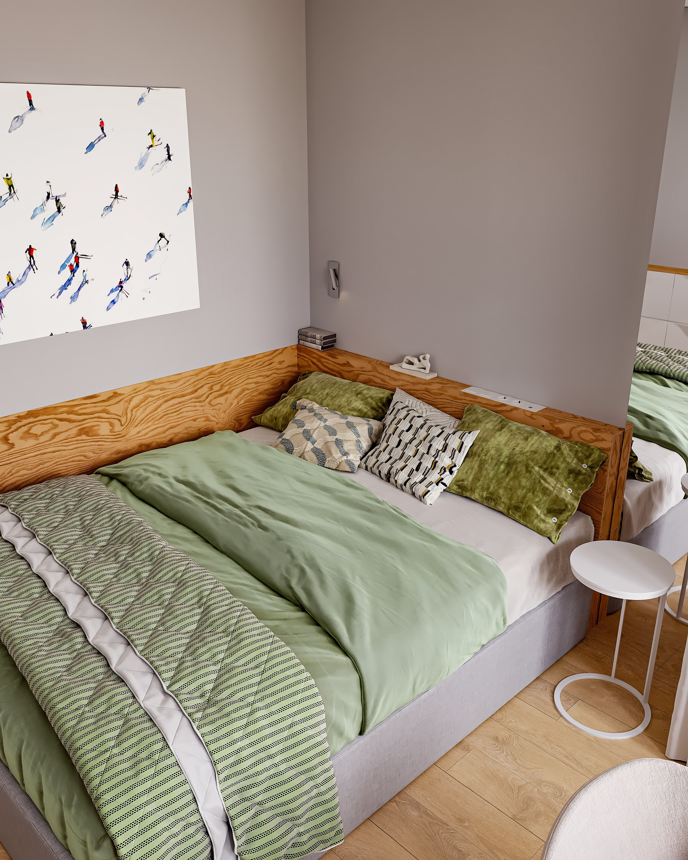 Квартира 37 м². 3Д-Визуализация Наталья Макогонова