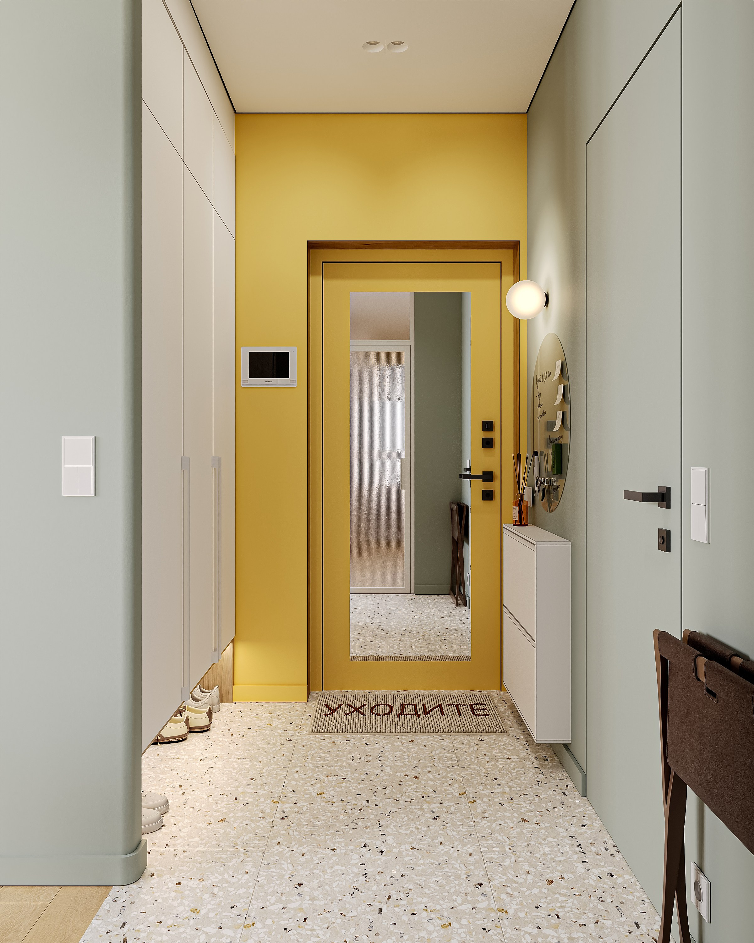 Квартира 37 м². 3Д-Визуализация Наталья Макогонова