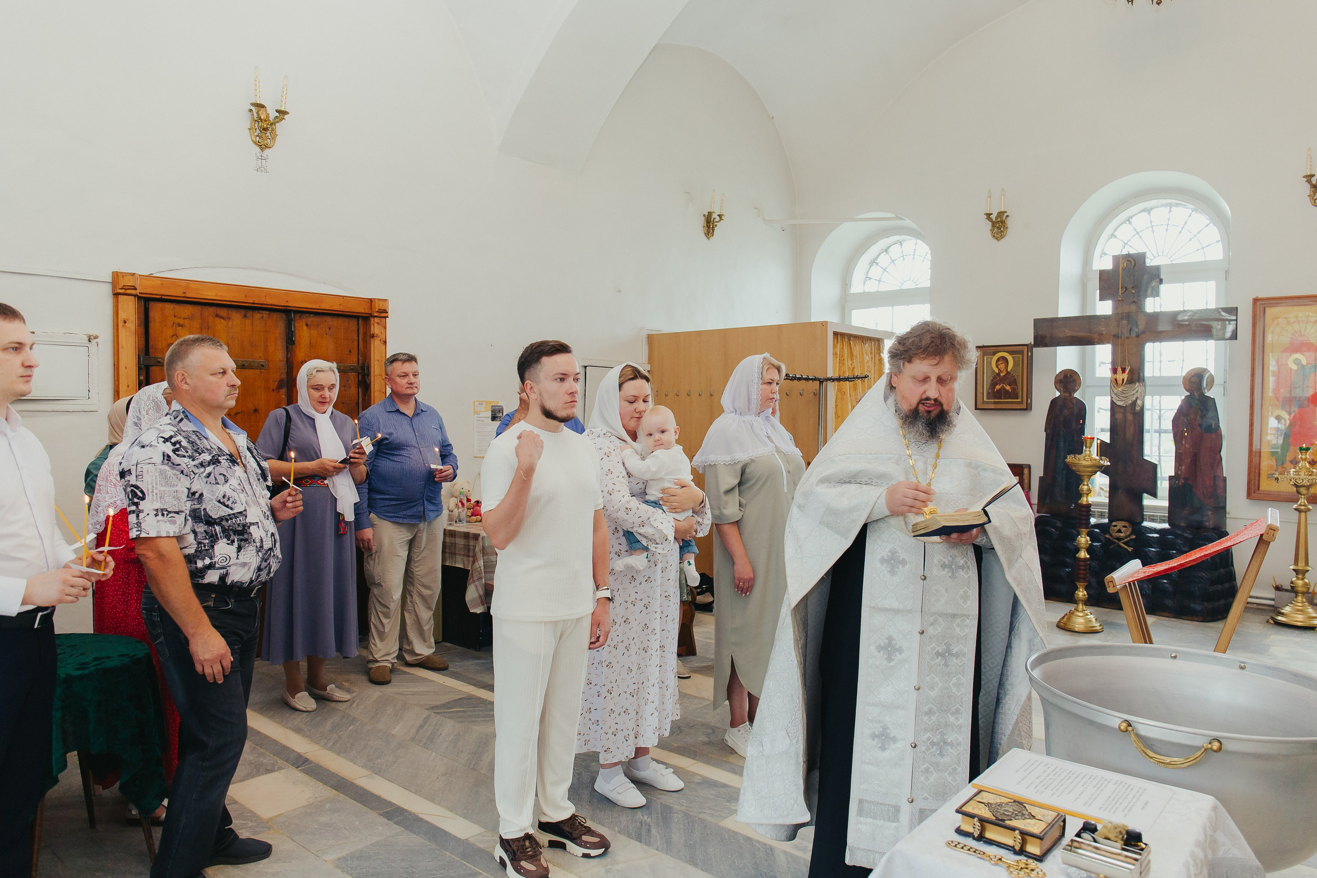 Фотосъемка Крещения в Сергиевом Посаде. Фотограф новорожденных и детский в Сергиевом Посаде Кругликова Юлия