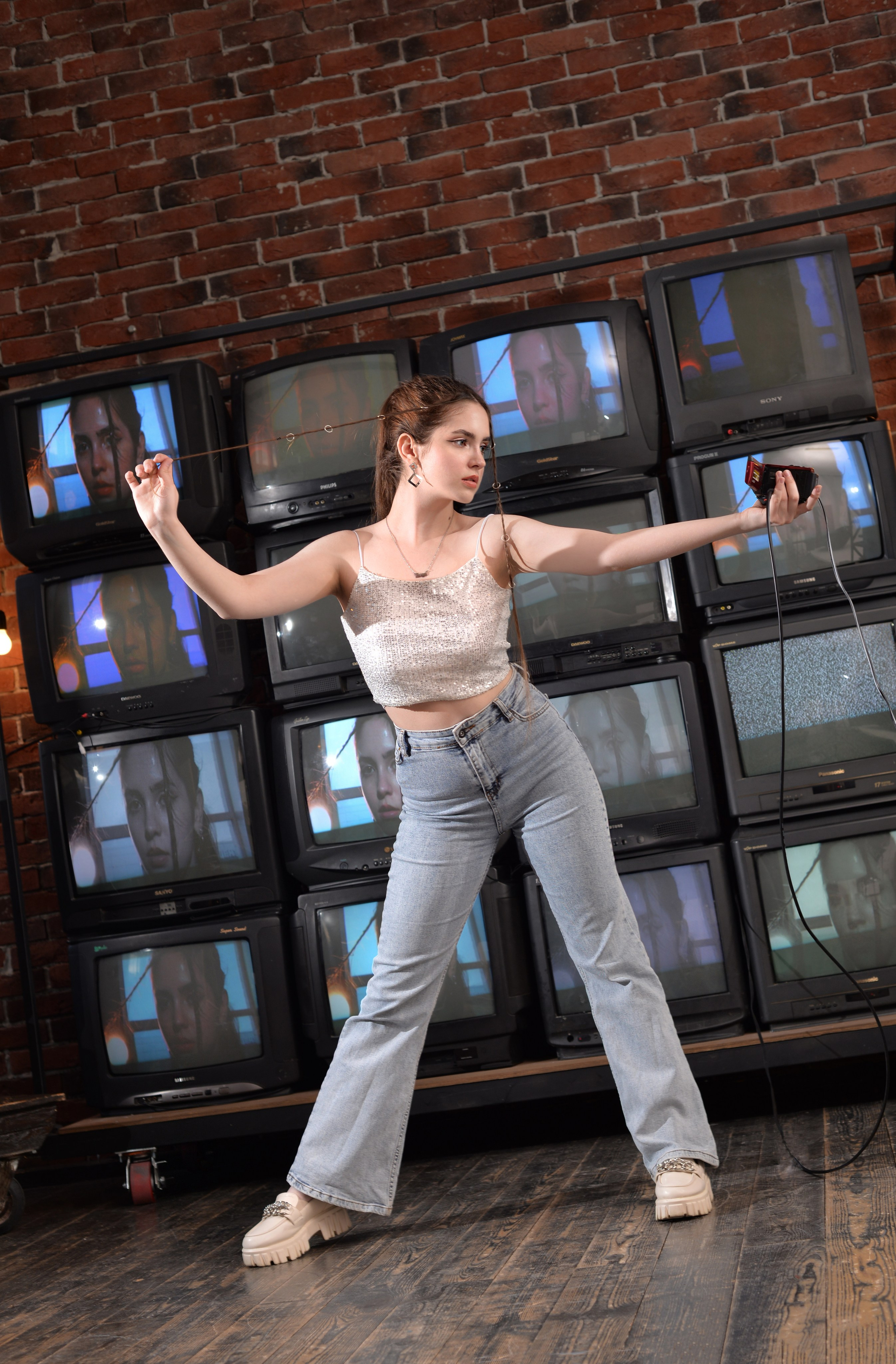 Вика, локация с телеками. Семейный и свадебный фотограф Галина Абакумова, фотосессии в Белгороде