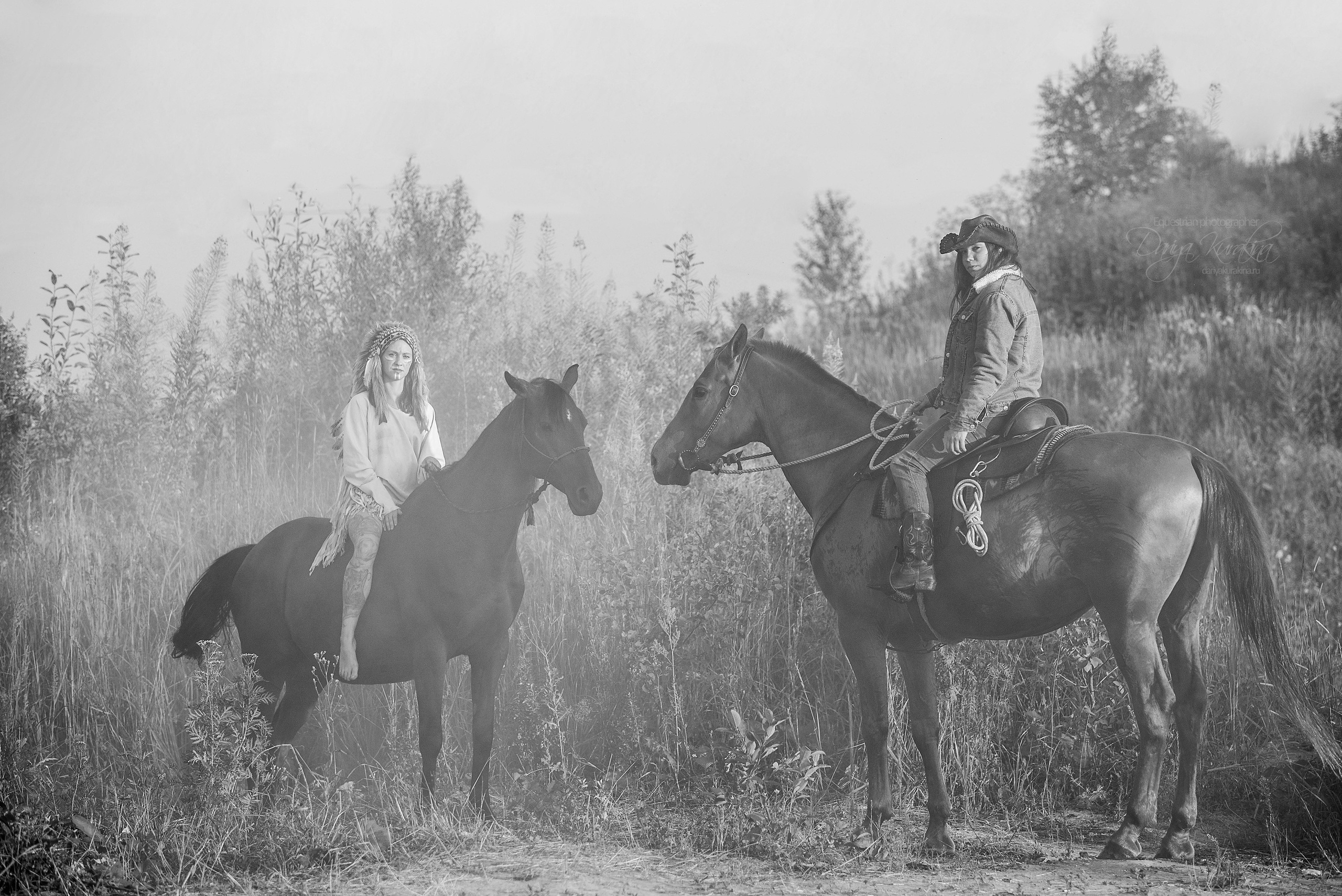 Утреннее перемирие. Конный фотограф Куракина Дарья • Фотосессии с лошадьми