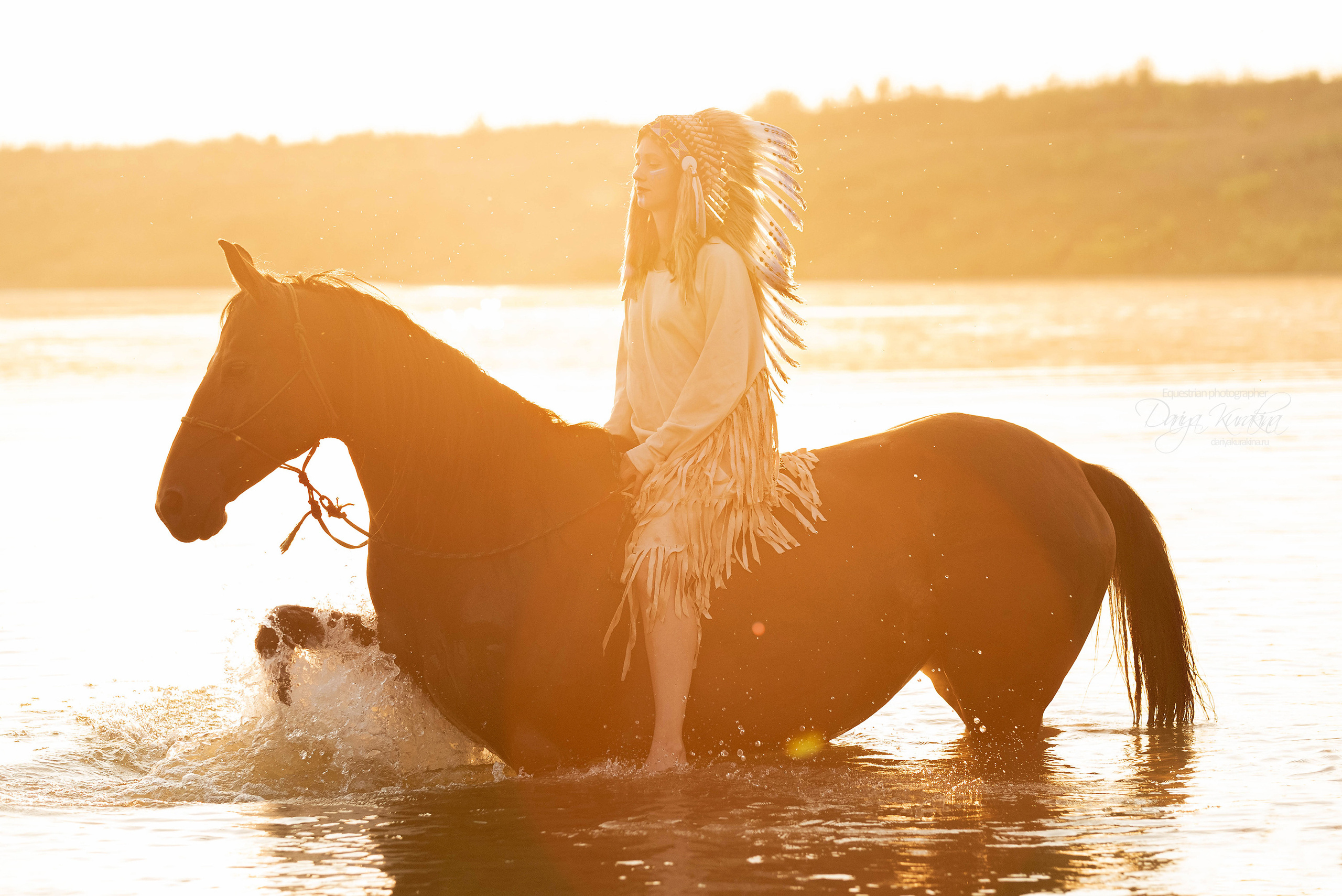Утреннее перемирие. Конный фотограф Куракина Дарья • Фотосессии с лошадьми