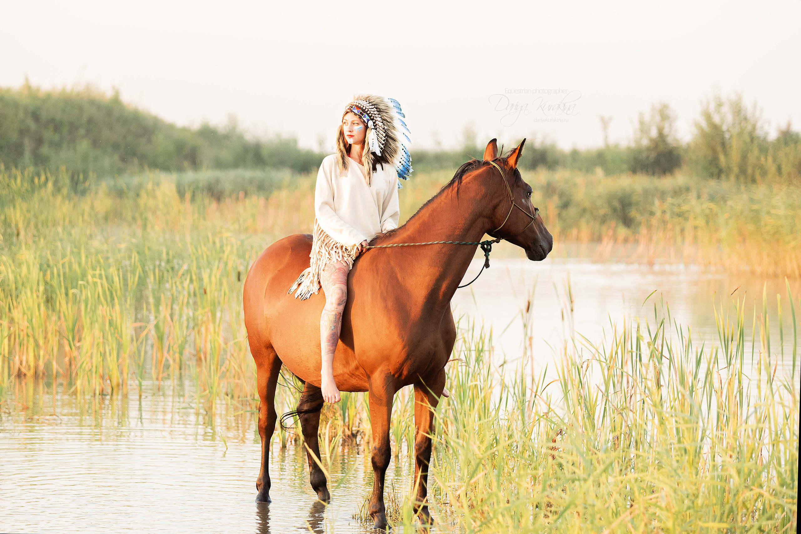 Утреннее перемирие. Конный фотограф Куракина Дарья • Фотосессии с лошадьми