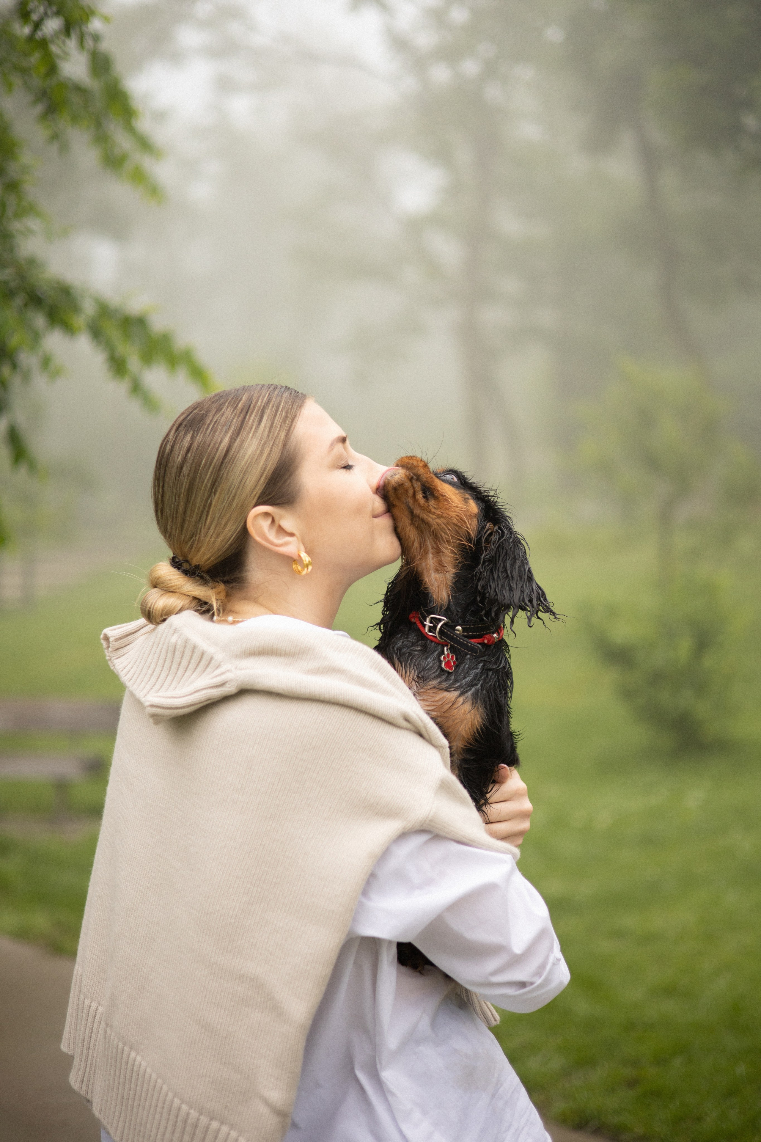 Алёна и Каспер. Фотограф — анималист Владивосток, Алина