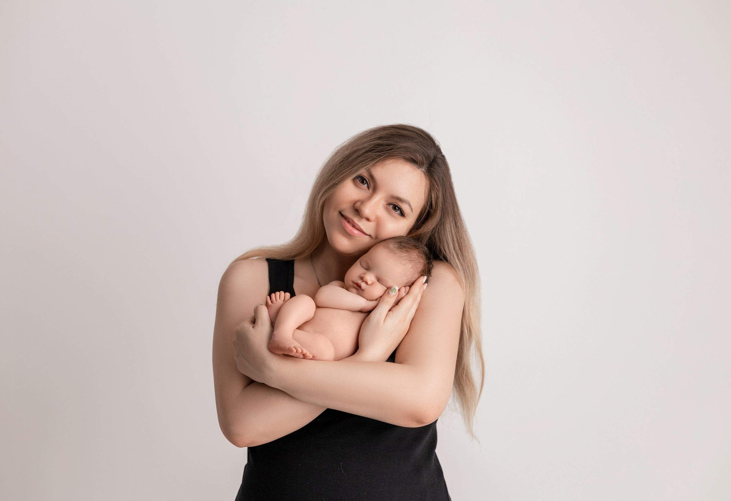 Аделина, 6 дней (в работе, без ретуши). Фотограф новорожденных в Нижнем Новгороде Надежда Кадылкина