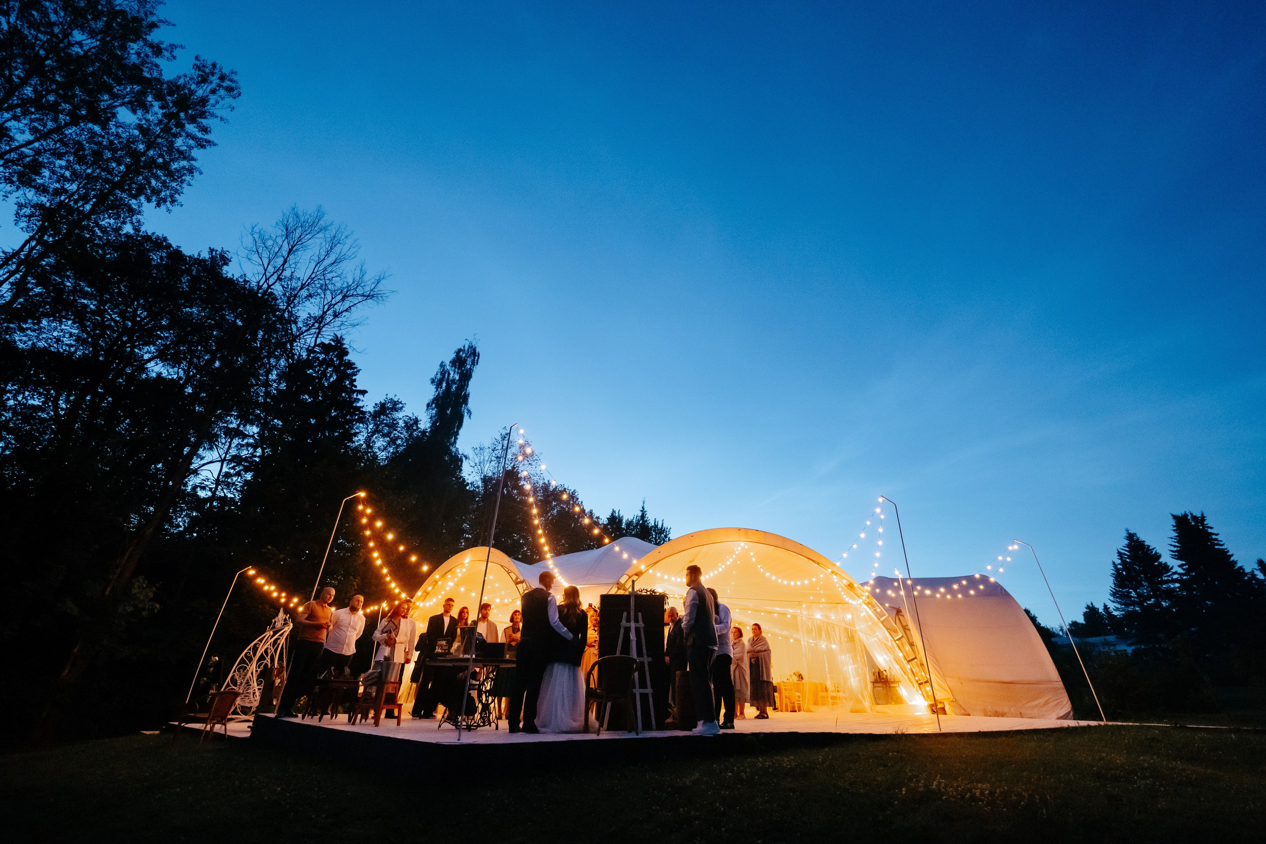 Свадьба загородом в Москве
