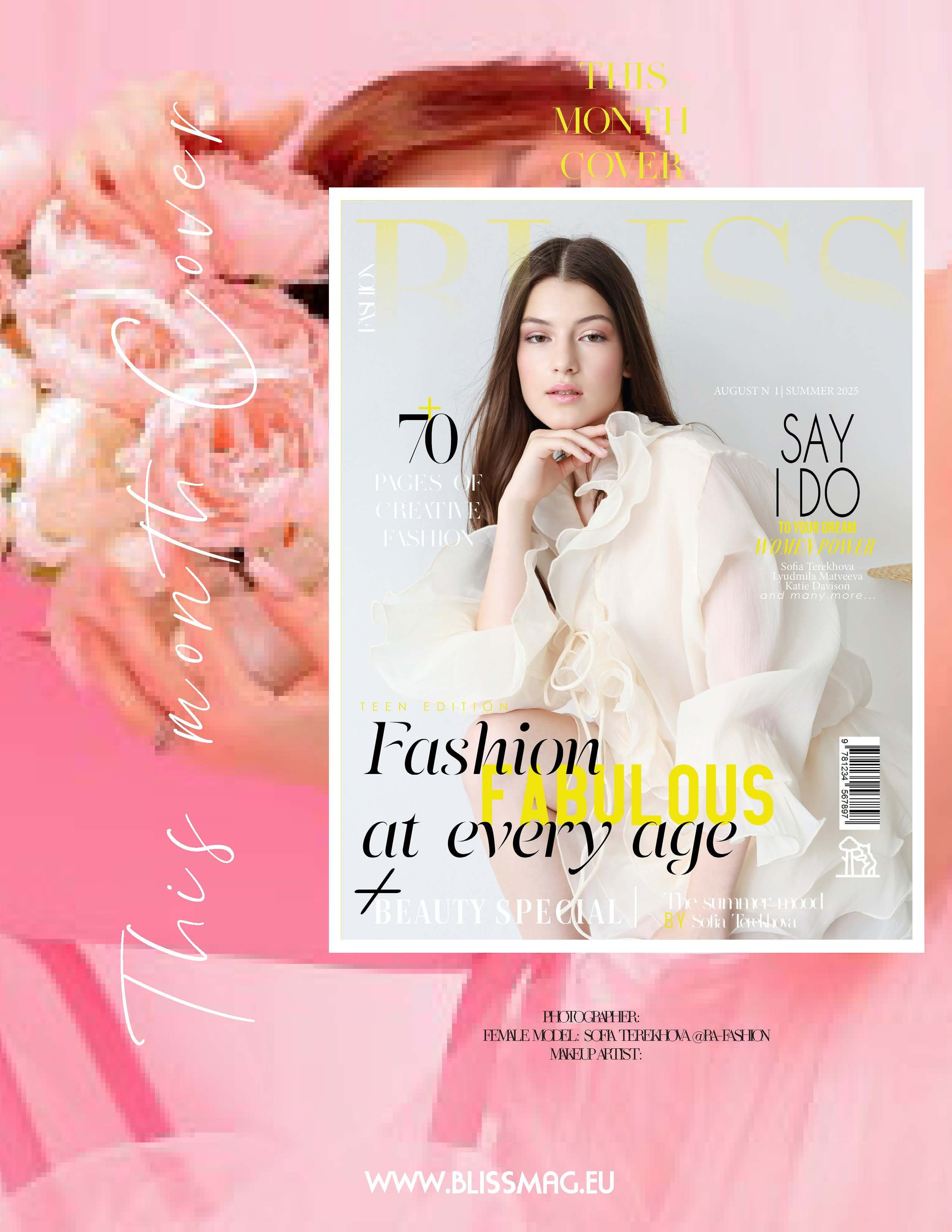 BLISS PREMIUM Publication Rome, Italy, JULY 2025. Фотограф в Москве, МО и России