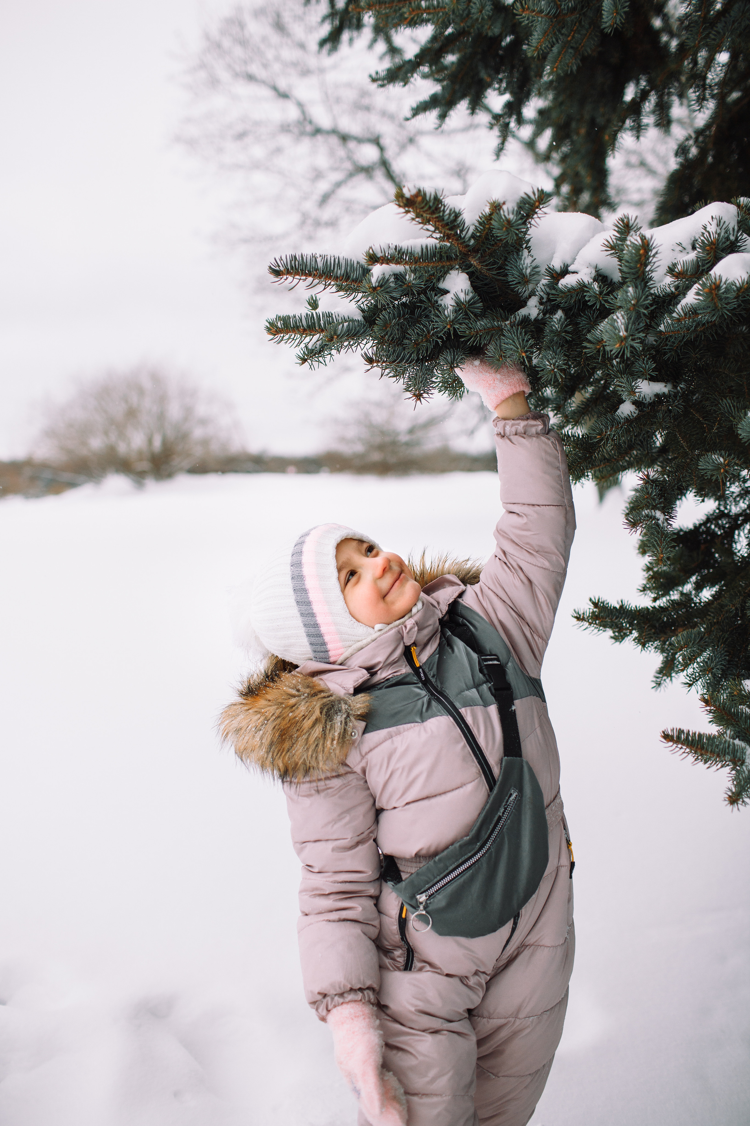Семейная фотосессия в парке зимой. Детский и семейный фотограф в Москве и московской области Елена Титова