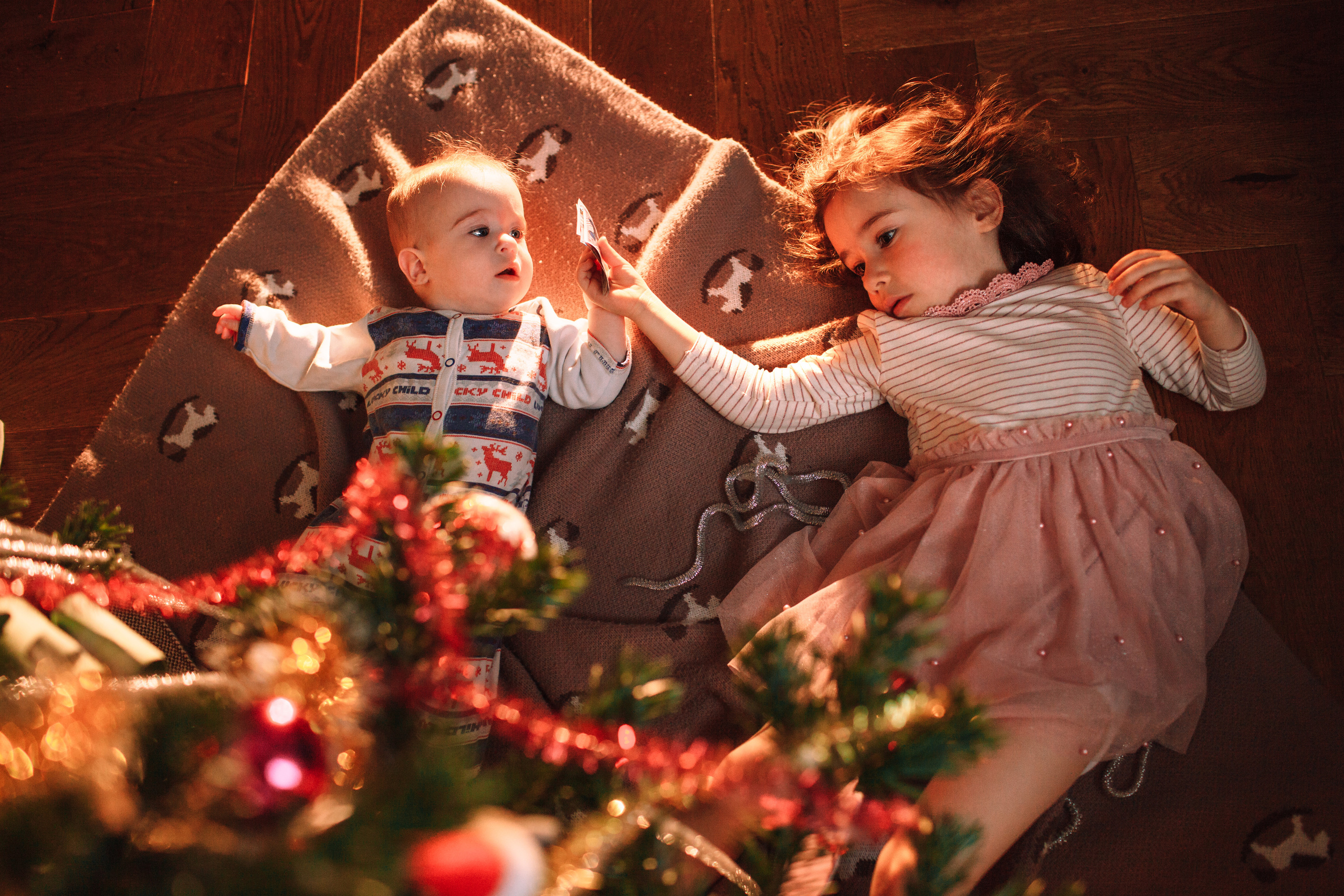 Алла, Андрей и девочки. Домашняя съемка. Детский и семейный фотограф в Москве и московской области Елена Титова