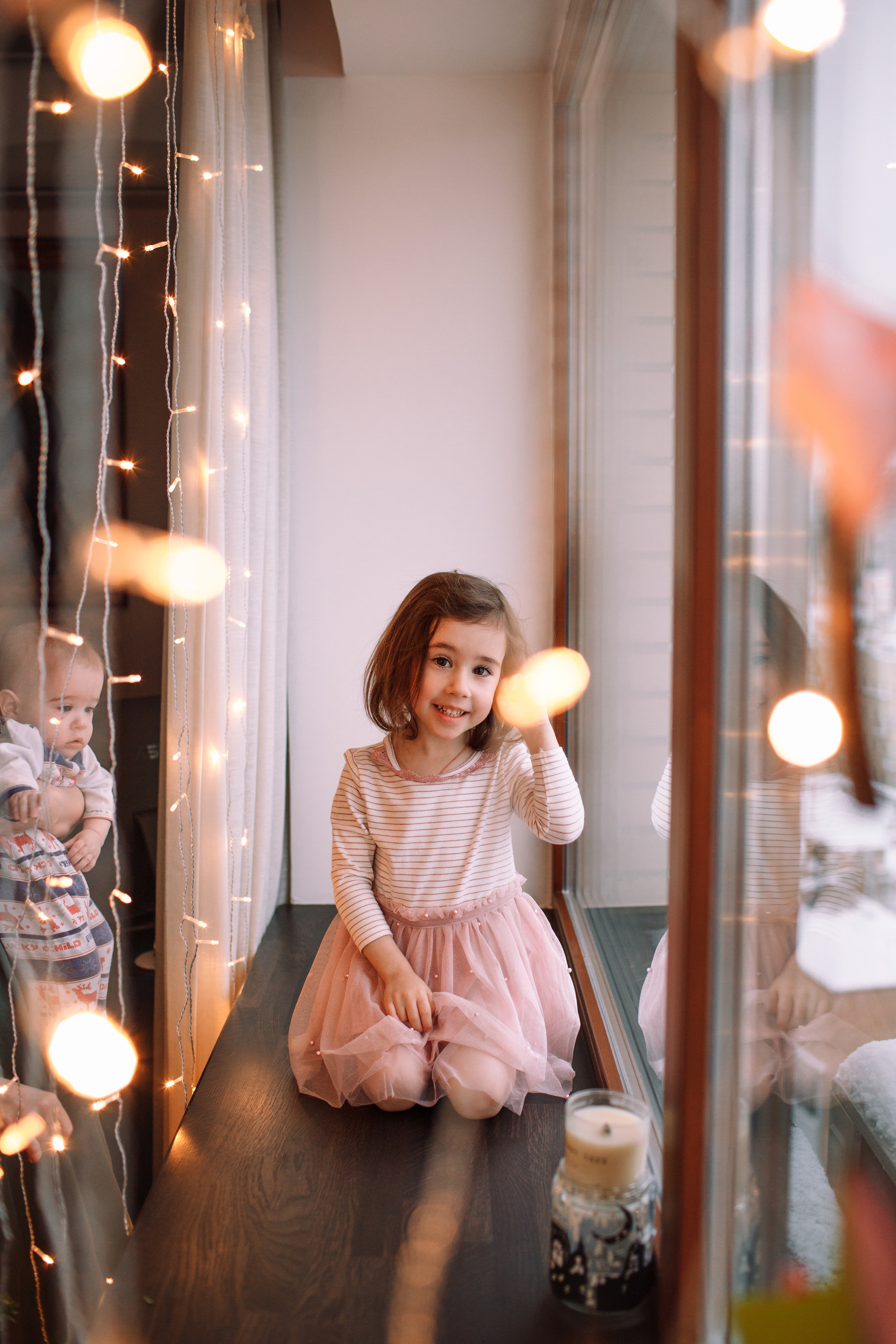 Алла, Андрей и девочки. Домашняя съемка. Детский и семейный фотограф в Москве и московской области Елена Титова