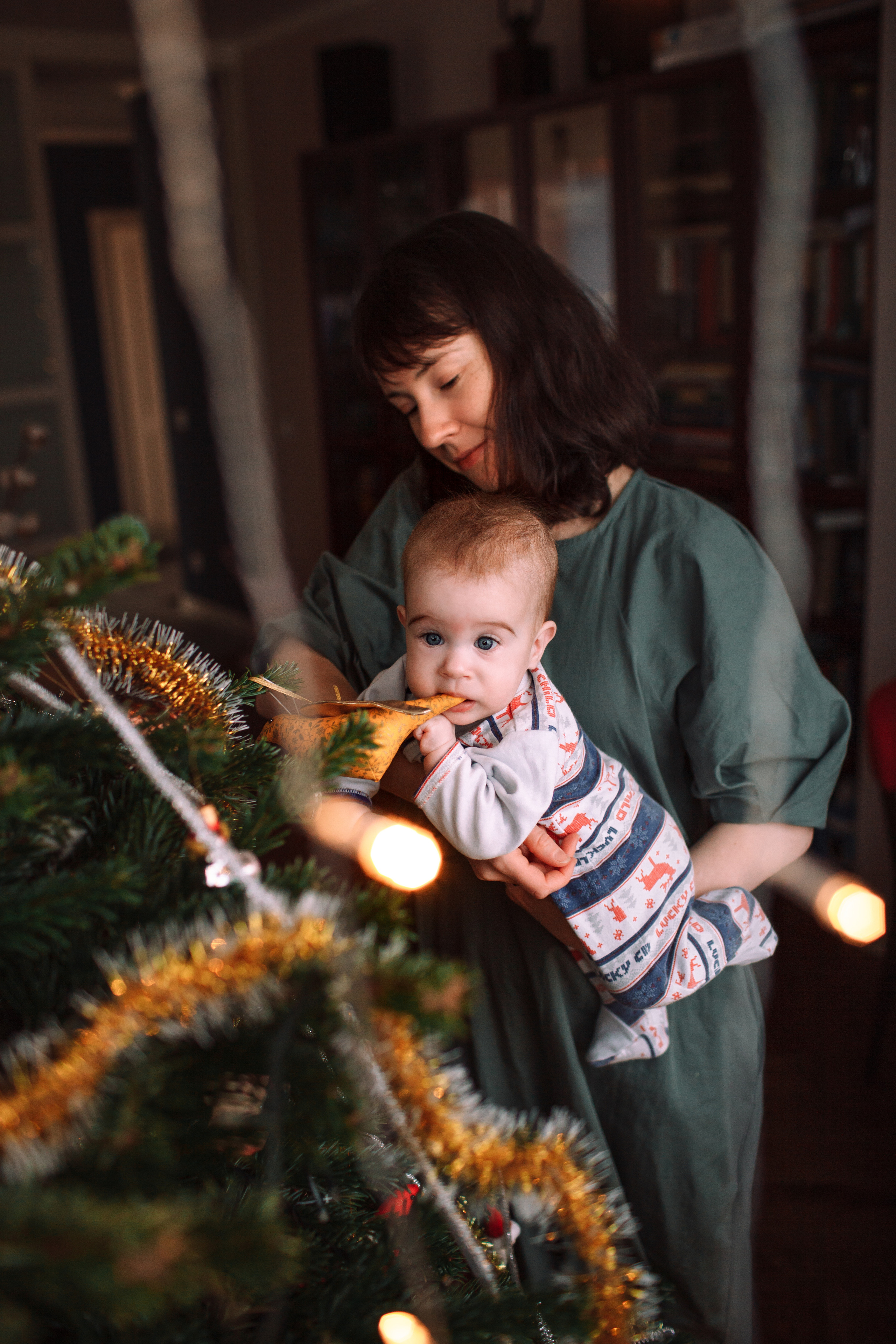 Алла, Андрей и девочки. Домашняя съемка. Детский и семейный фотограф в Москве и московской области Елена Титова