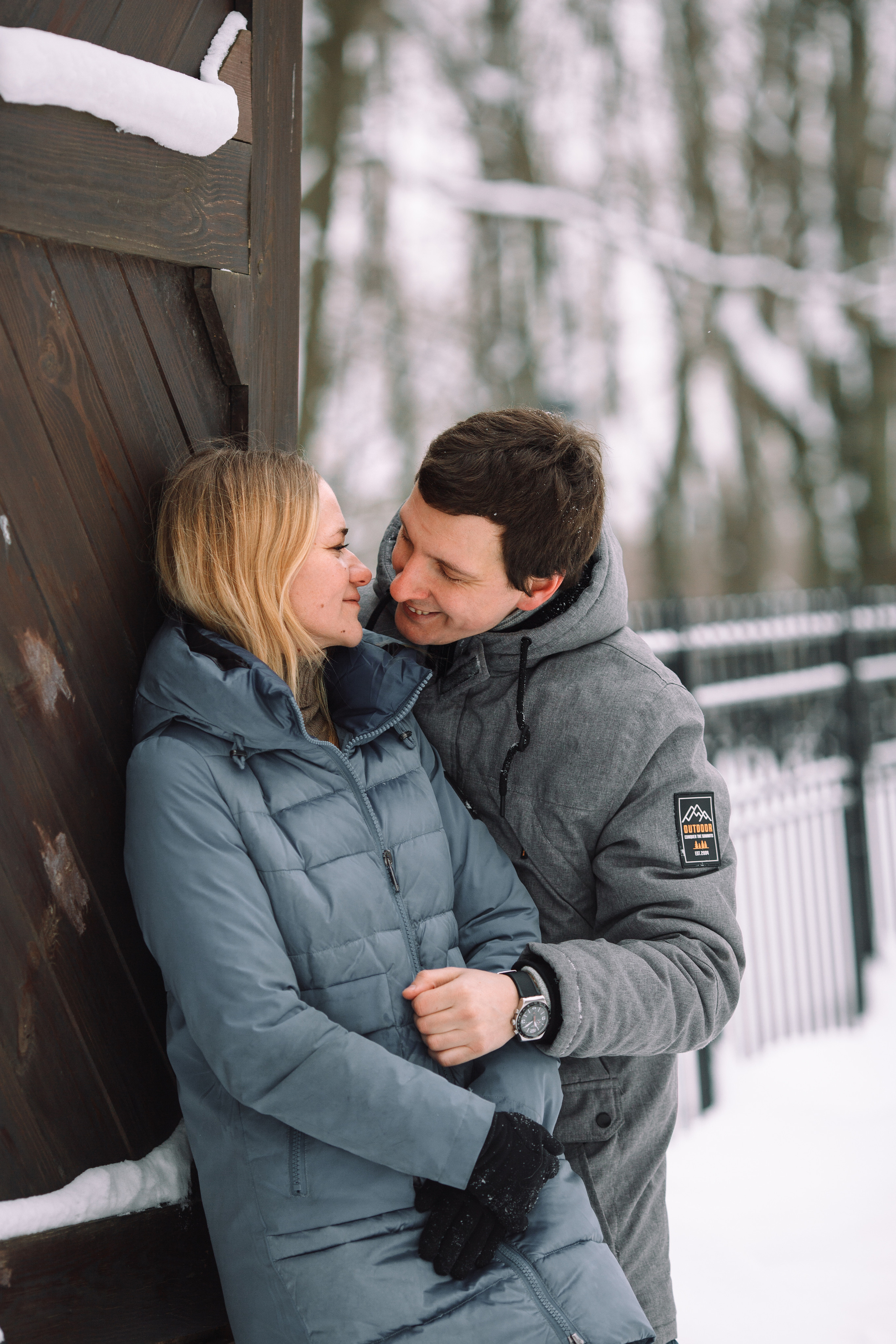 Семейная фотосессия в парке зимой. Детский и семейный фотограф в Москве и московской области Елена Титова
