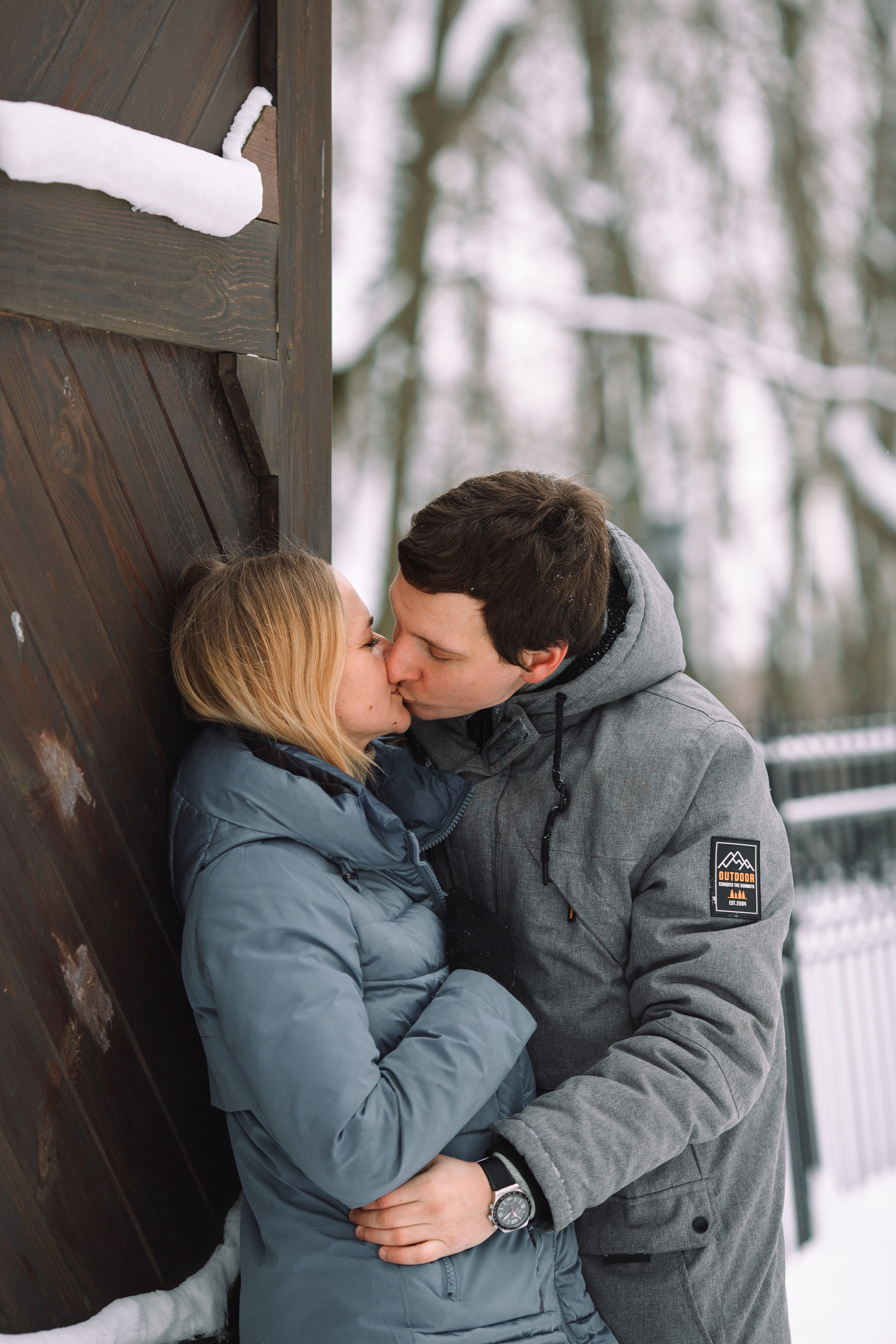 Семейная фотосессия в парке зимой. Детский и семейный фотограф в Москве и московской области Елена Титова