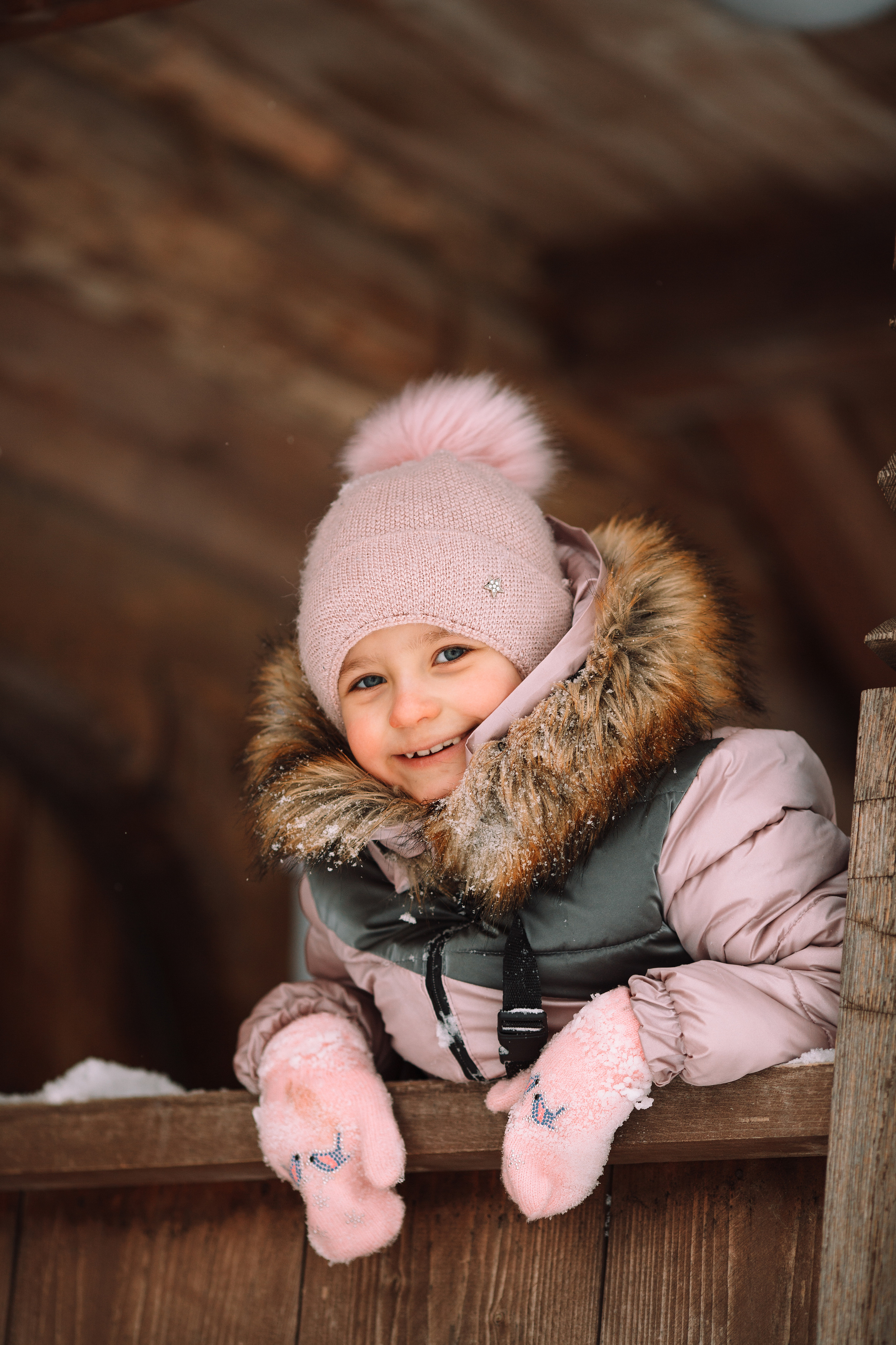 Семейная фотосессия в парке зимой. Детский и семейный фотограф в Москве и московской области Елена Титова