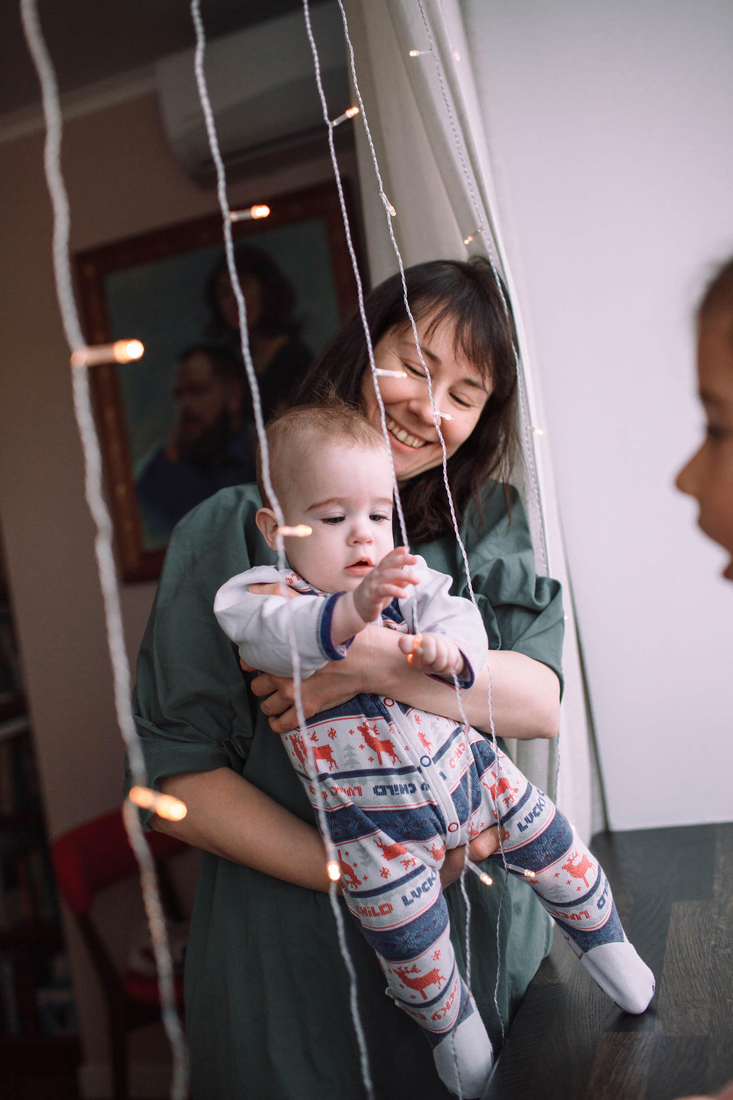 Алла, Андрей и девочки. Домашняя съемка. Детский и семейный фотограф в Москве и московской области Елена Титова