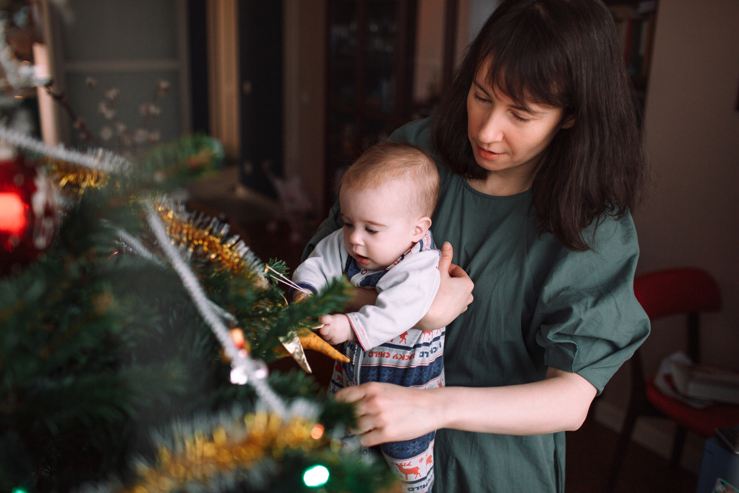 Алла, Андрей и девочки. Домашняя съемка. Детский и семейный фотограф в Москве и московской области Елена Титова