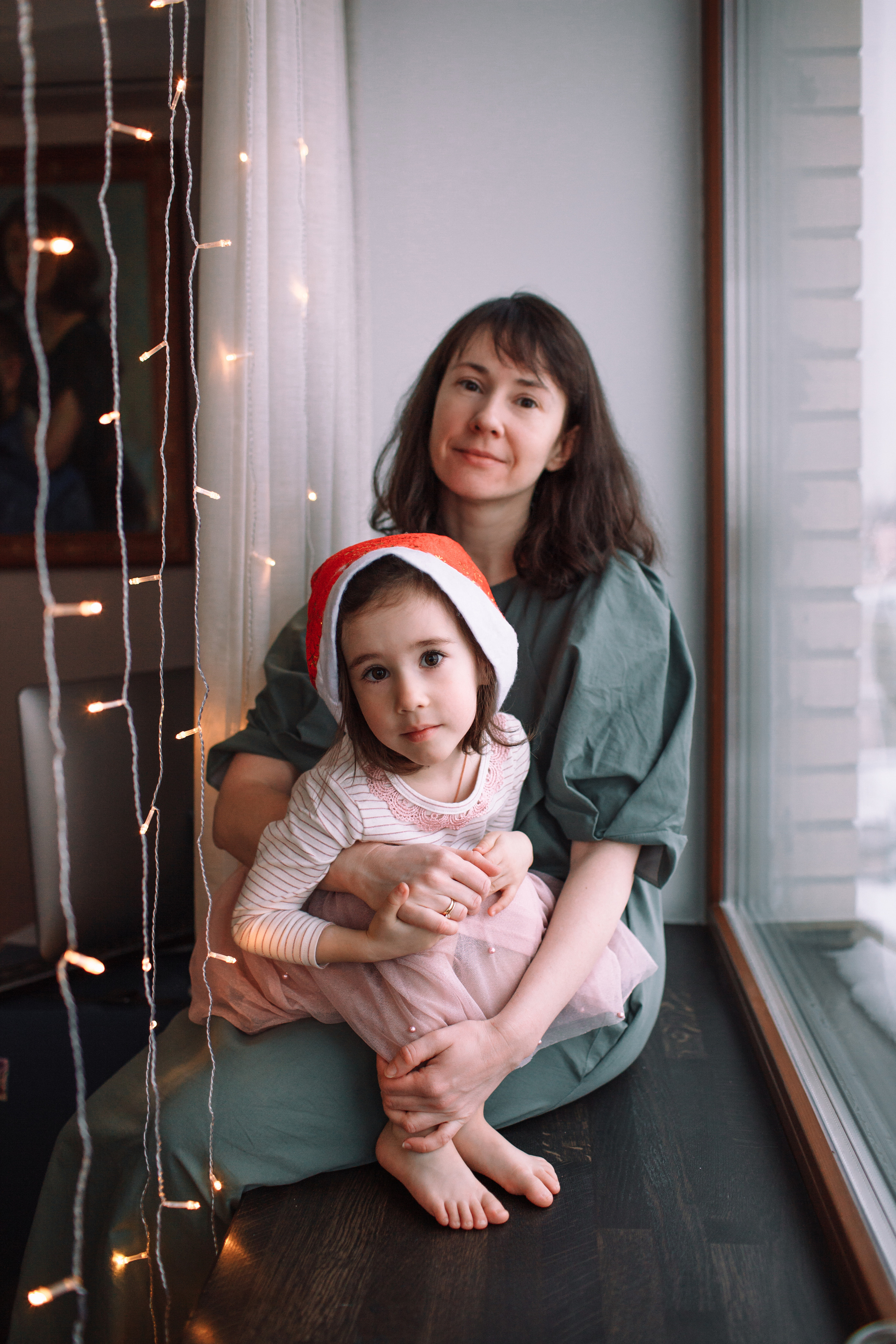 Алла, Андрей и девочки. Домашняя съемка. Детский и семейный фотограф в Москве и московской области Елена Титова