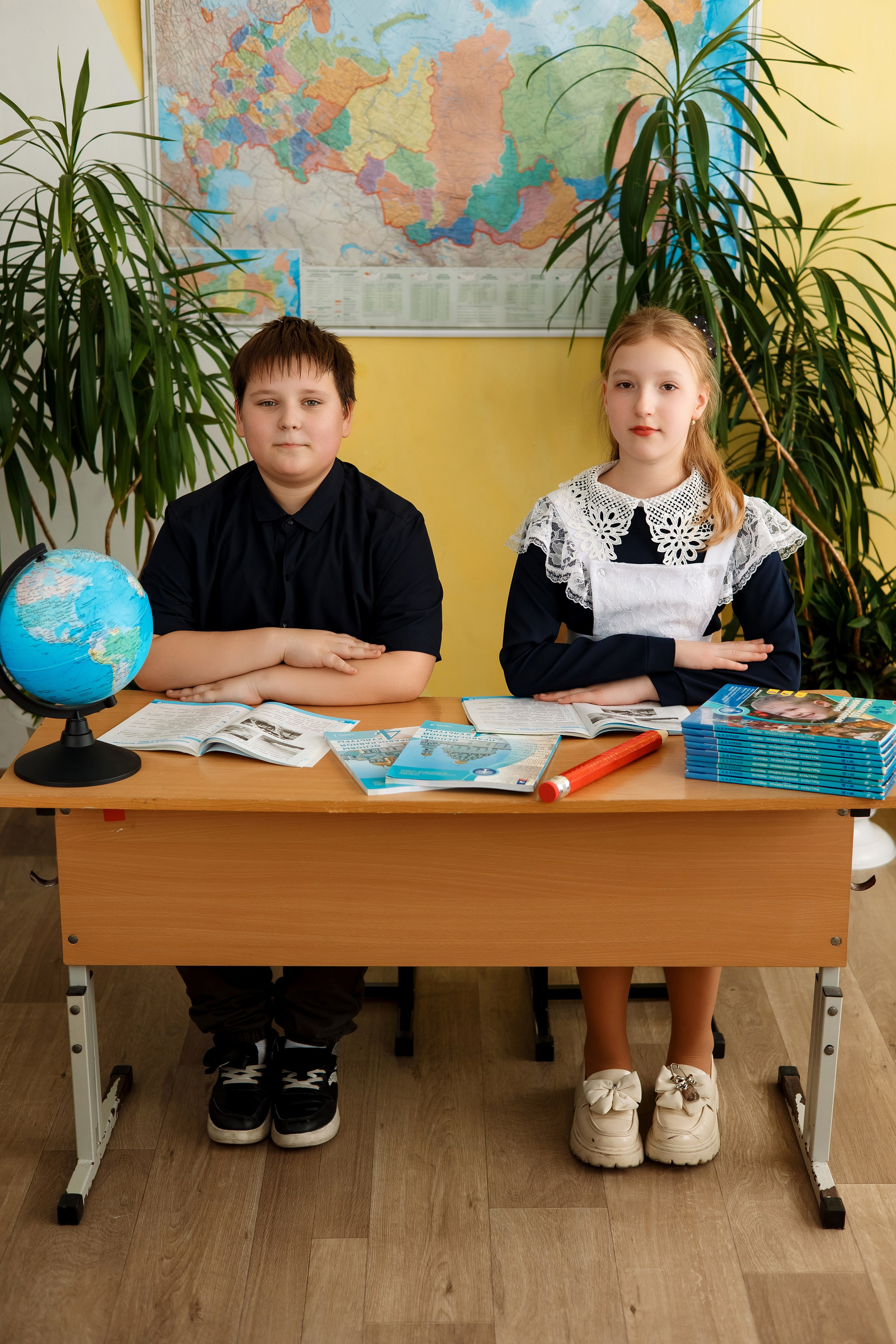 4 класс с. Барабаш. Фотограф Любовь Корниенко, Примоский край