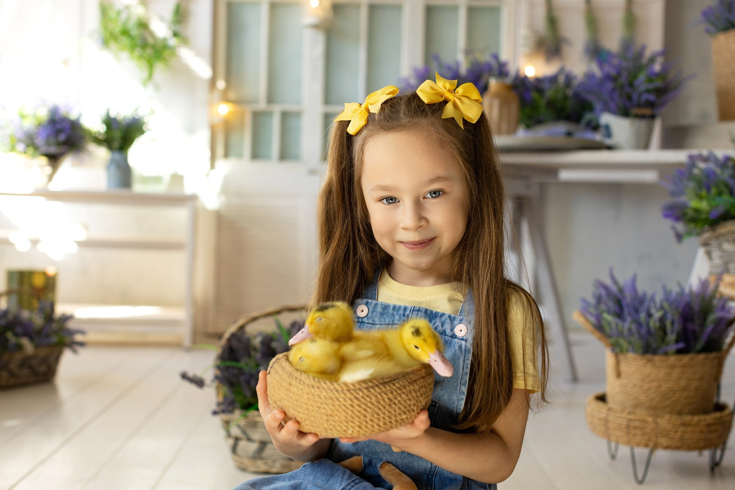 Фотосесии с Утятами и Кроликами (Пасхальные Фотосессии). Семейный и Детский фотограф в Москва Скворцова Татьяна