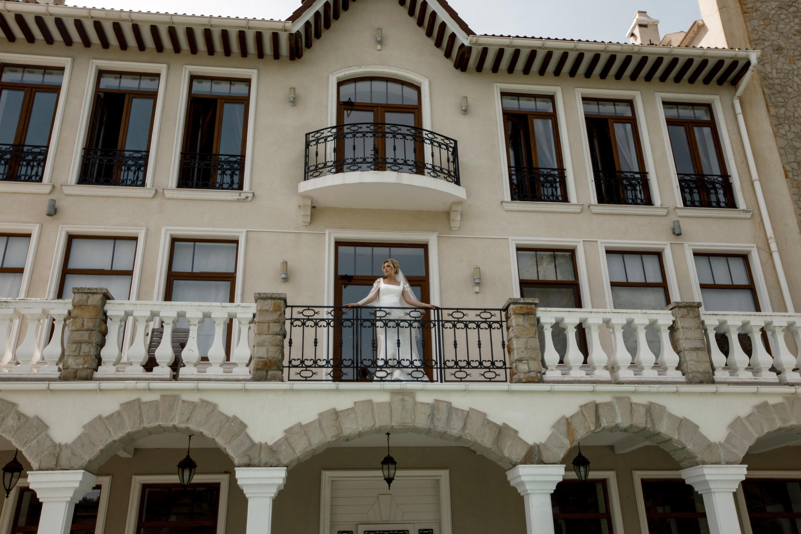 Денис и Алина. Белый замок. Фотограф Анна Лейман. Севастополь