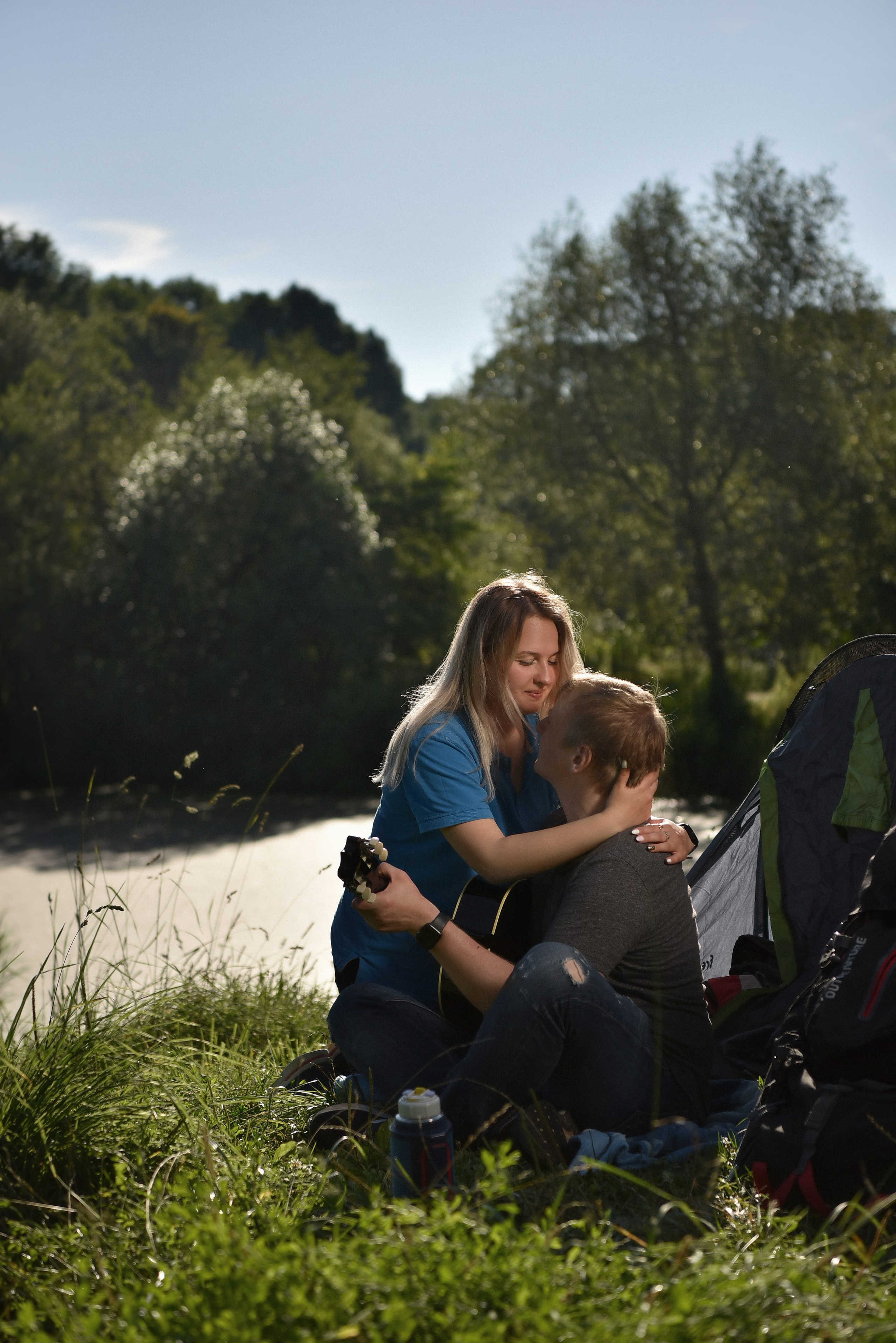 Маша и Серёжа. Отдых на природе