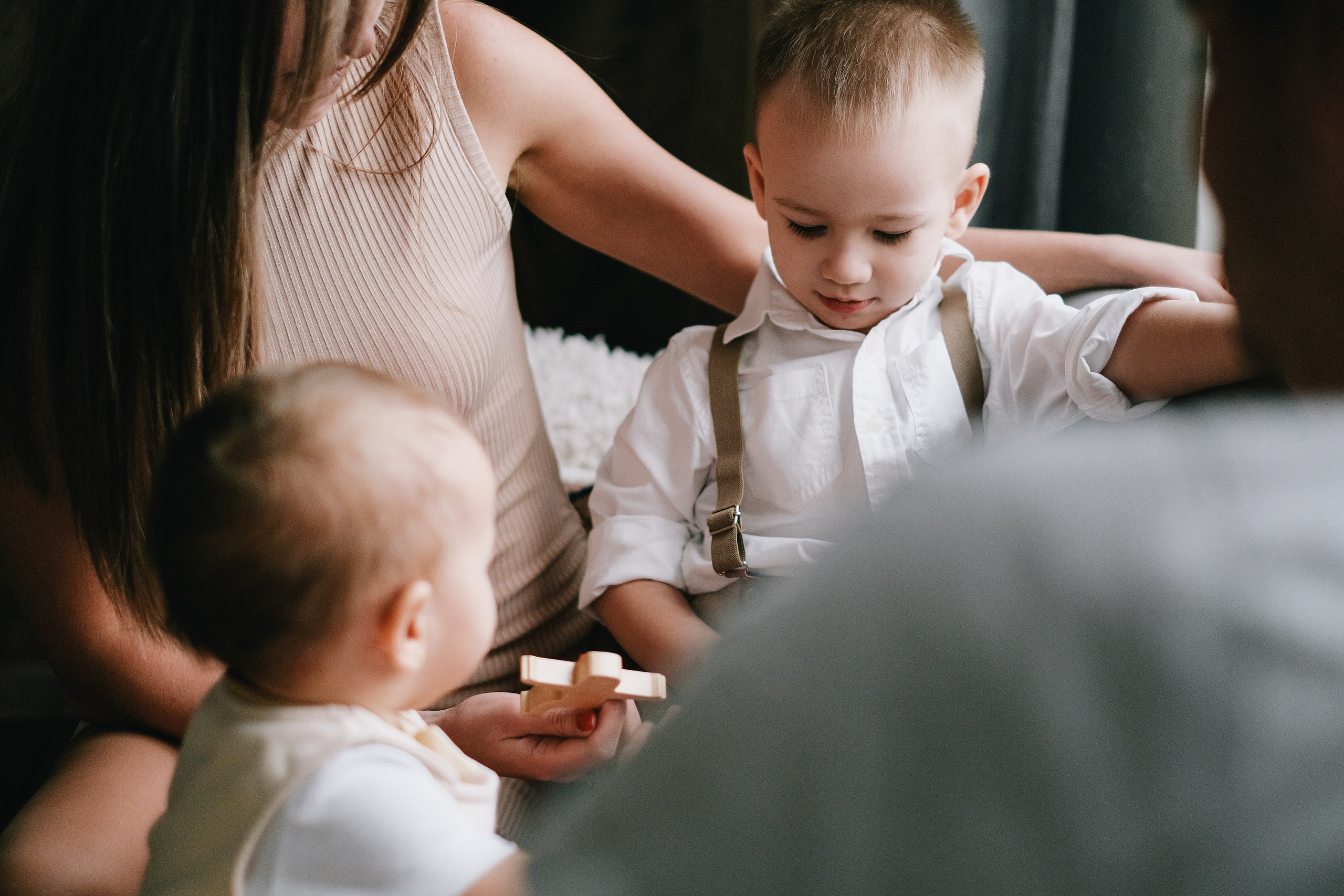 Небольшая фотосессия в студии на 1 годик. Фотограф Михаил Ерохин | Москва