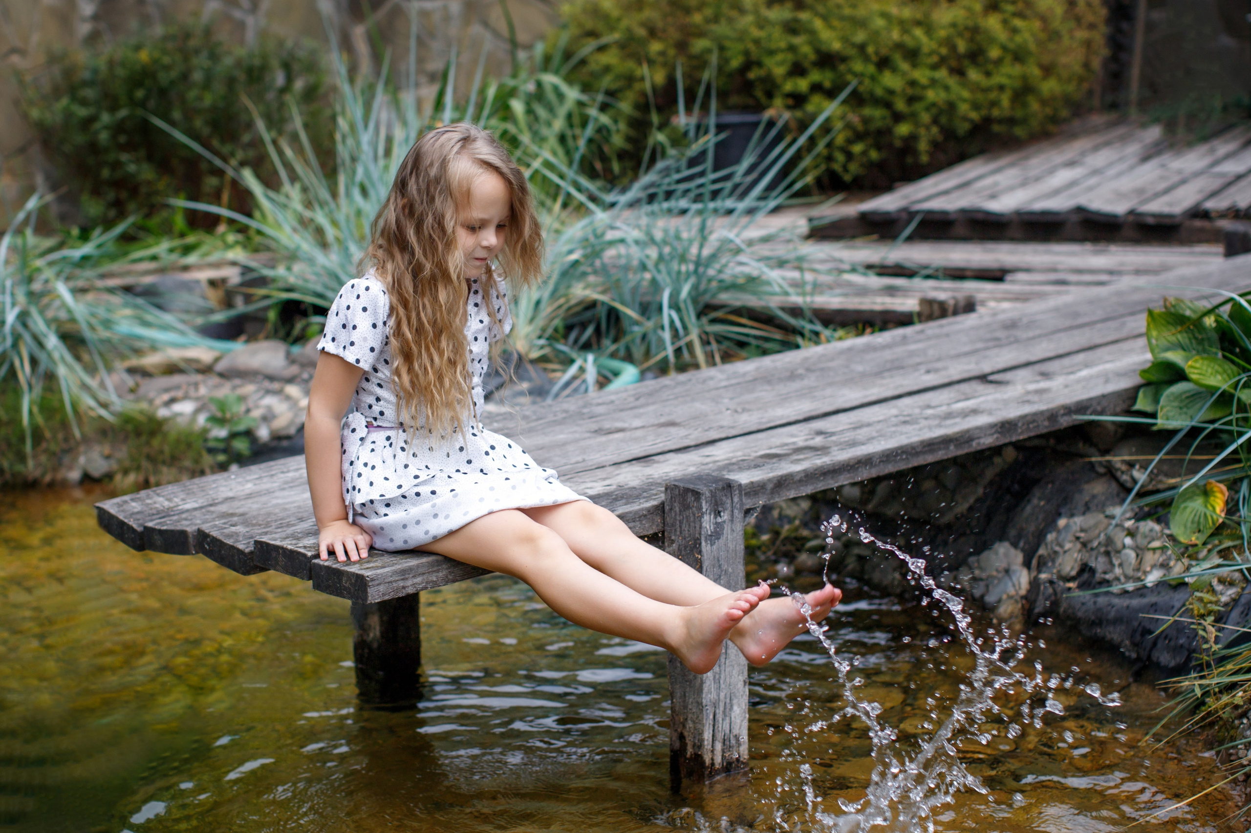 У прудика. Детский и семейный фотограф Мария Киселёва. Москва