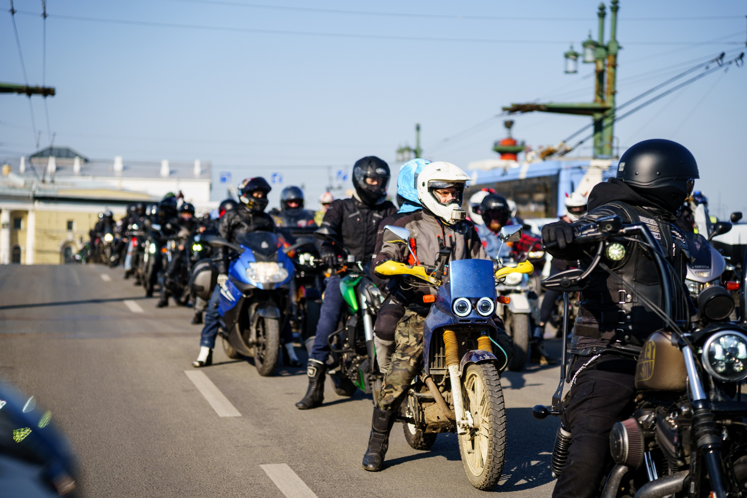 Прохват мотоклуба Norman Riders ч.1. Концертный и репортажный фотограф в Санкт-Петербурге Слава Пахомов