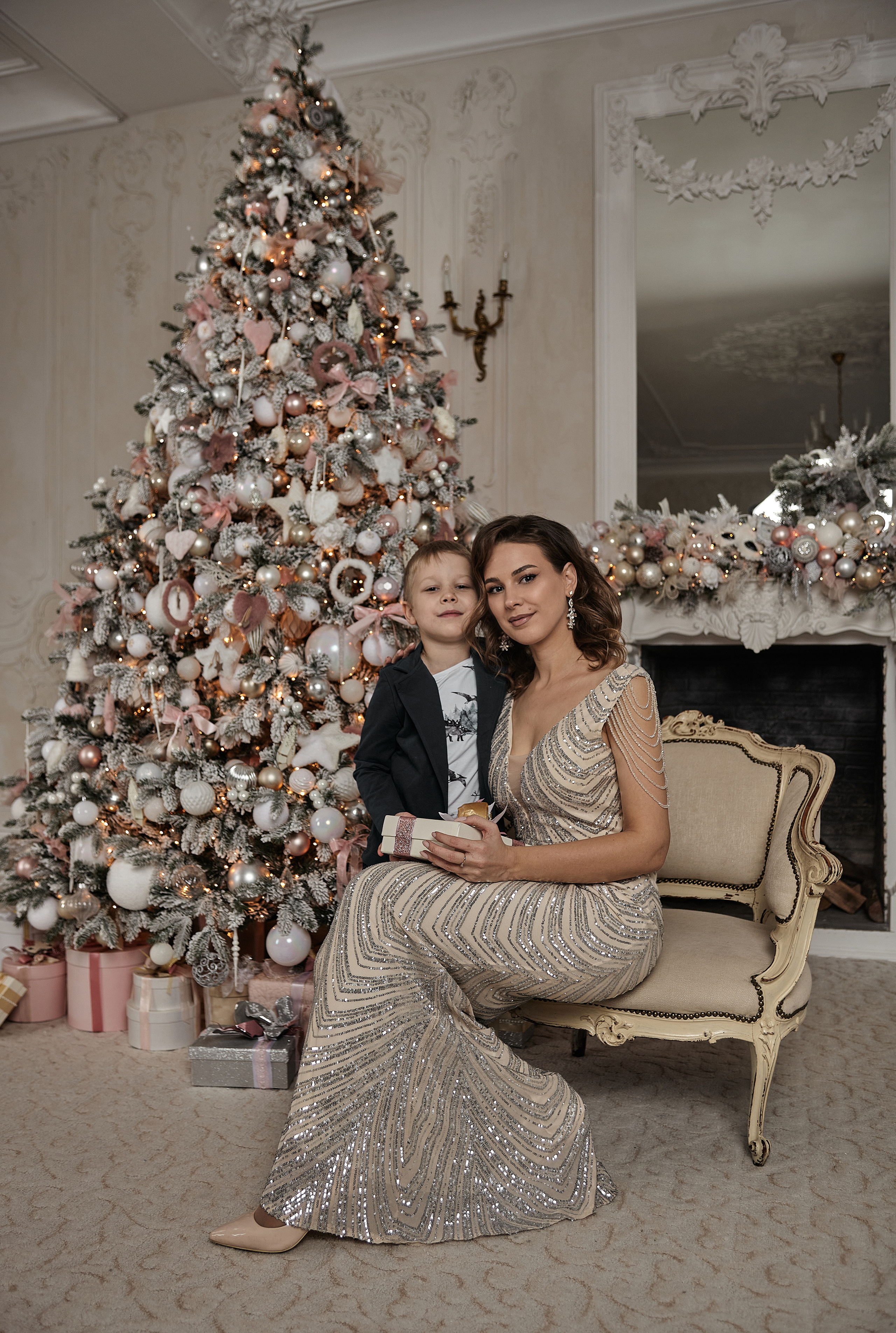 Семейная Новогодняя. Семейный и женский фотограф в Санкт-Петербурге Анастасия Стати