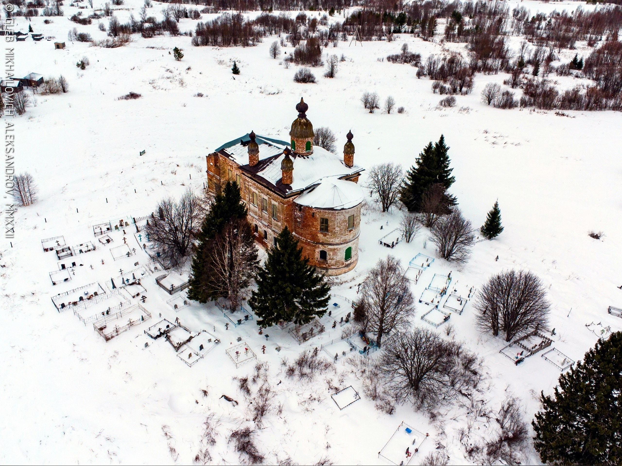 Гора (Меландово). Храм Троицы Живоначальной. Зодчество