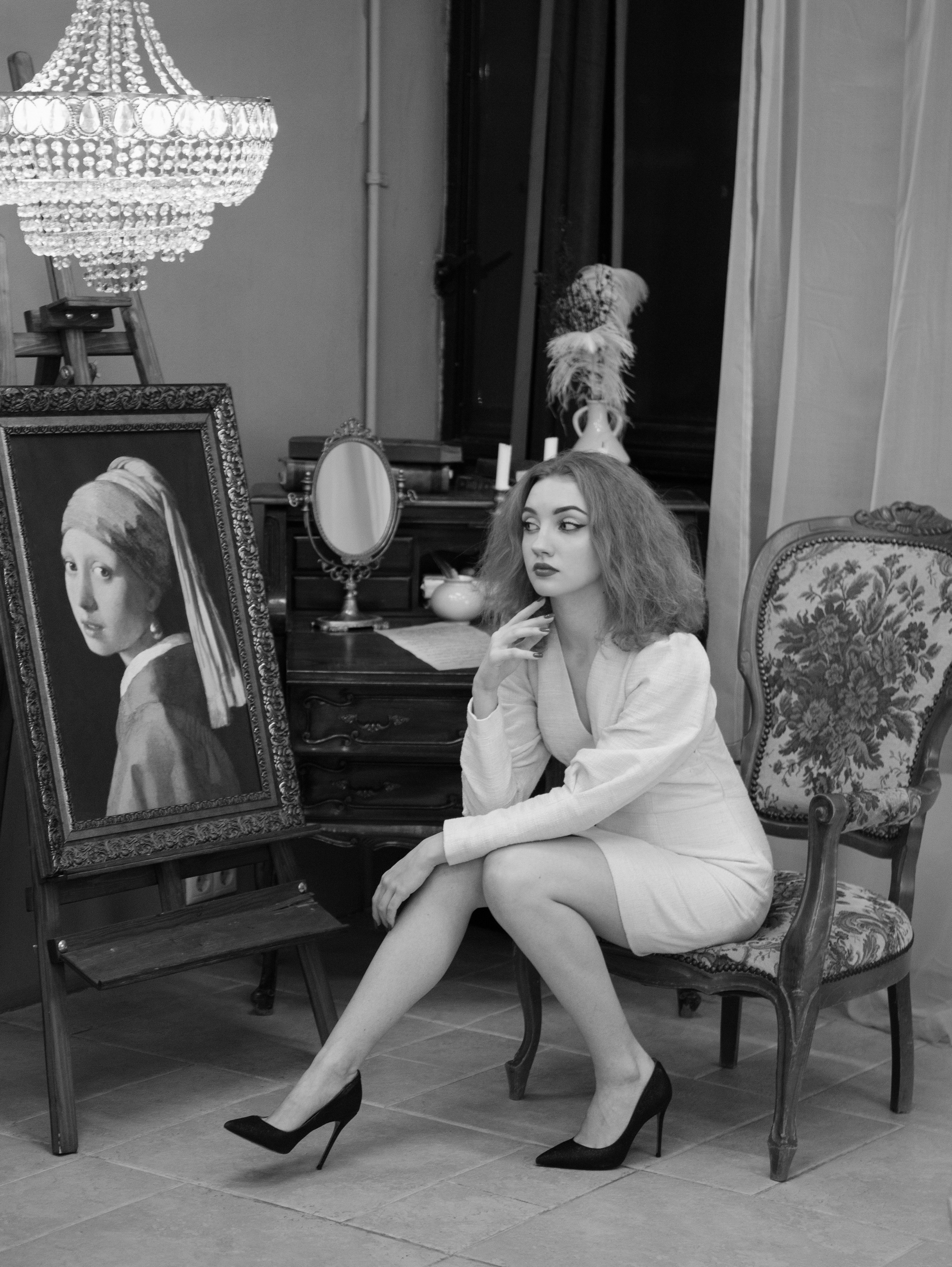 Подруги Новогодняя съемка в студии. Свадебный и семейный фотограф в Москве Мила Широких