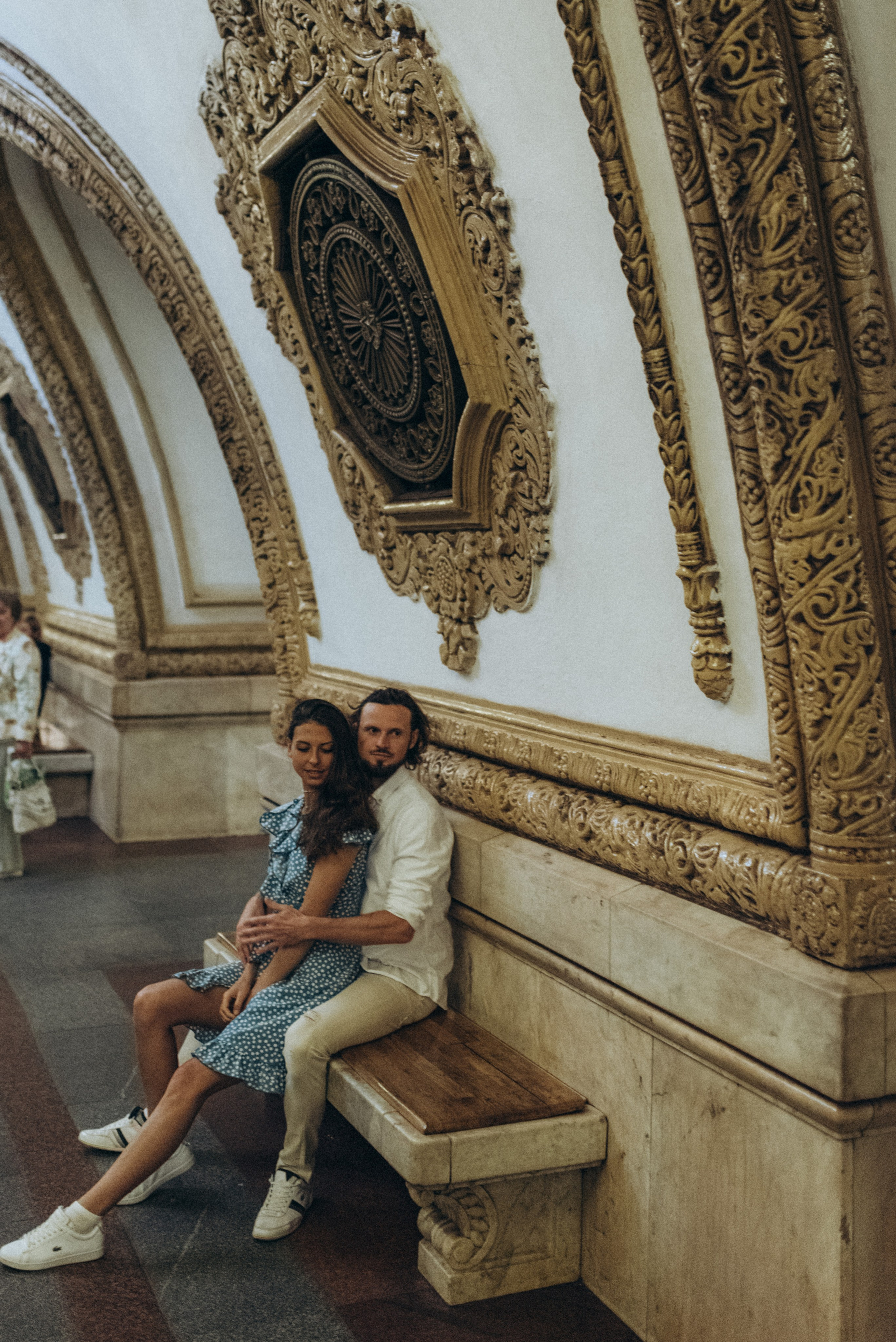 Lovestory в метро. Семейный фотограф в Москве Екатерина Север