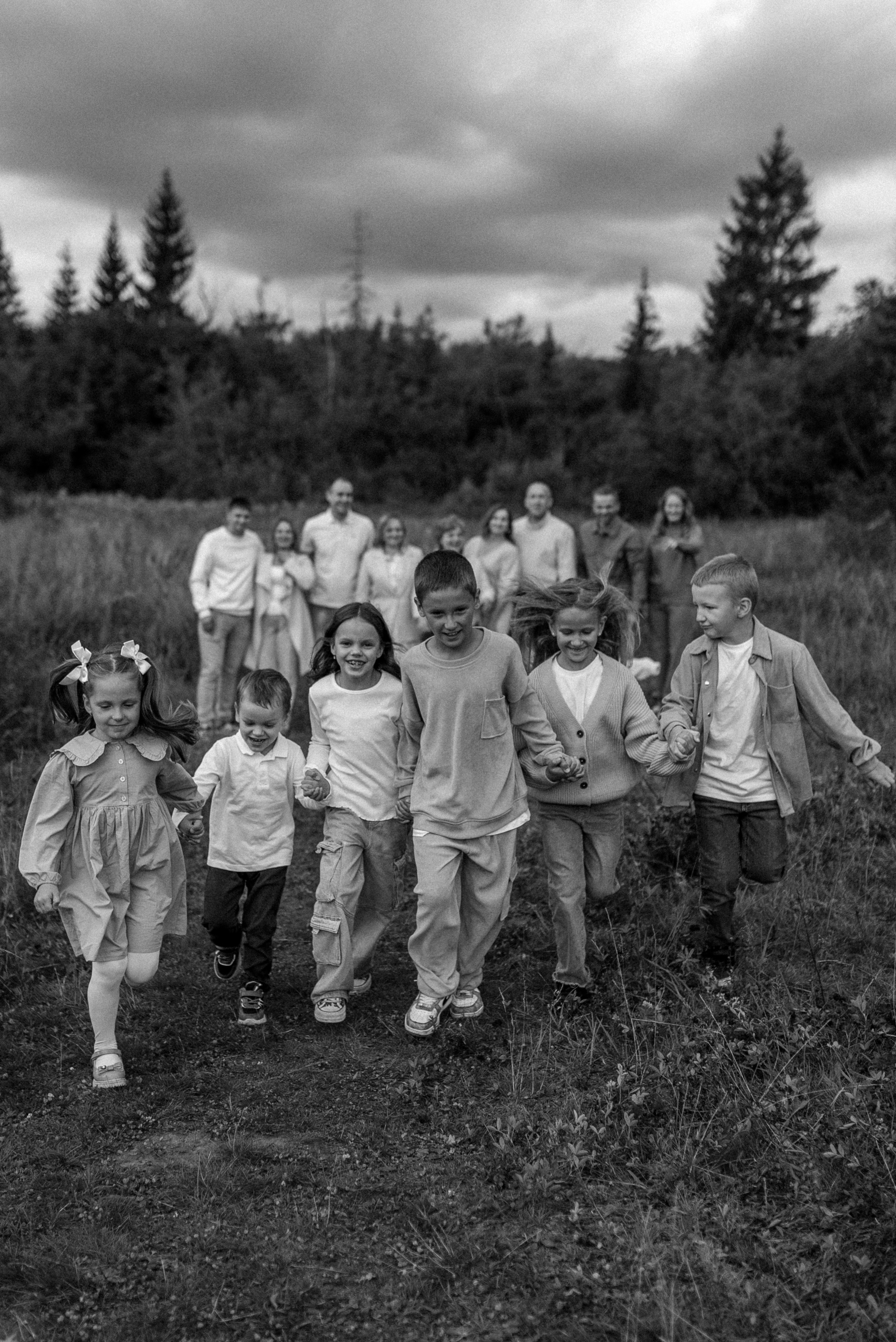 Большая семейная съемка. Семейный фотограф в Москве Екатерина Север