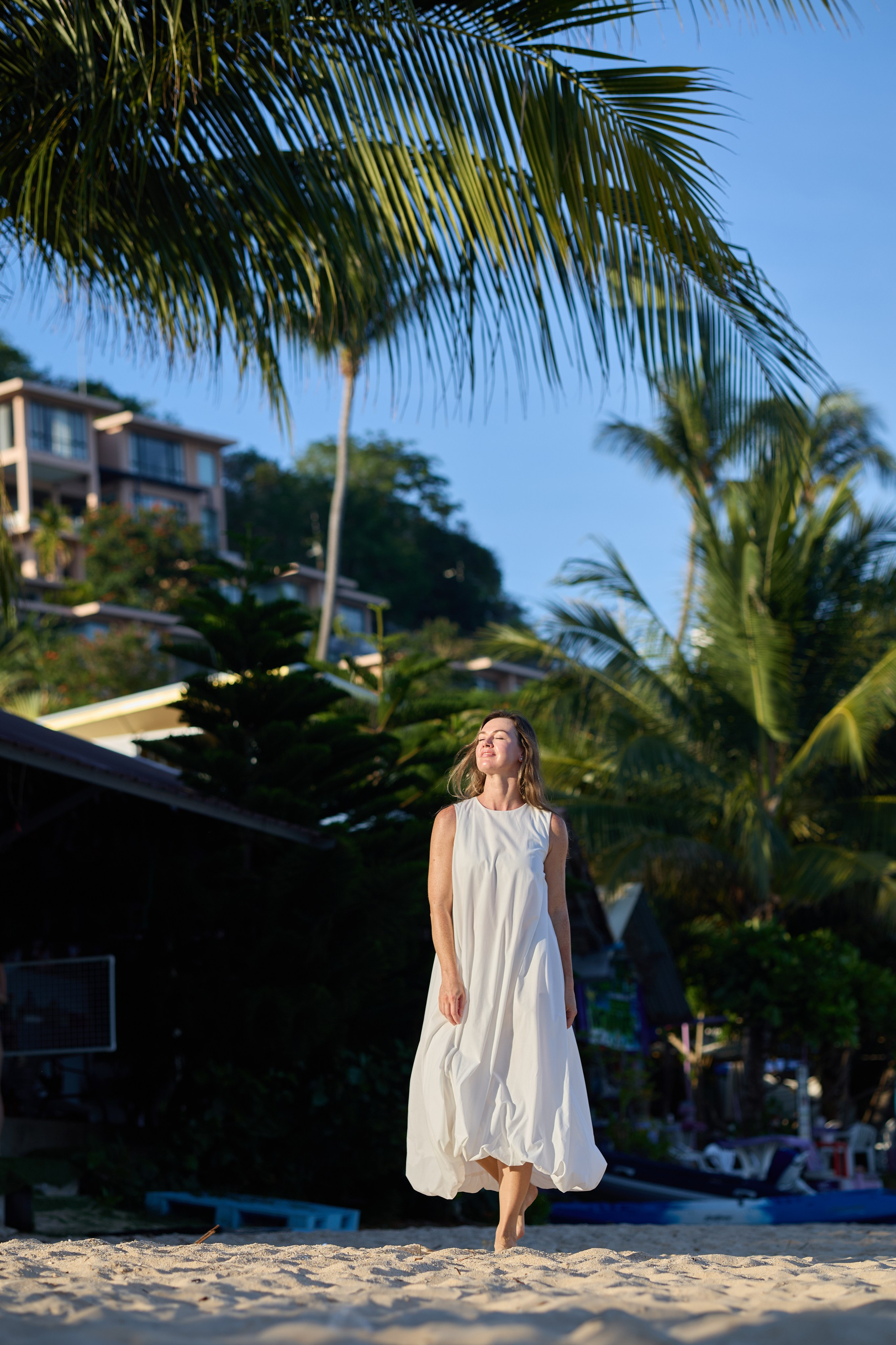 Съёмка мамы с дочкой на море