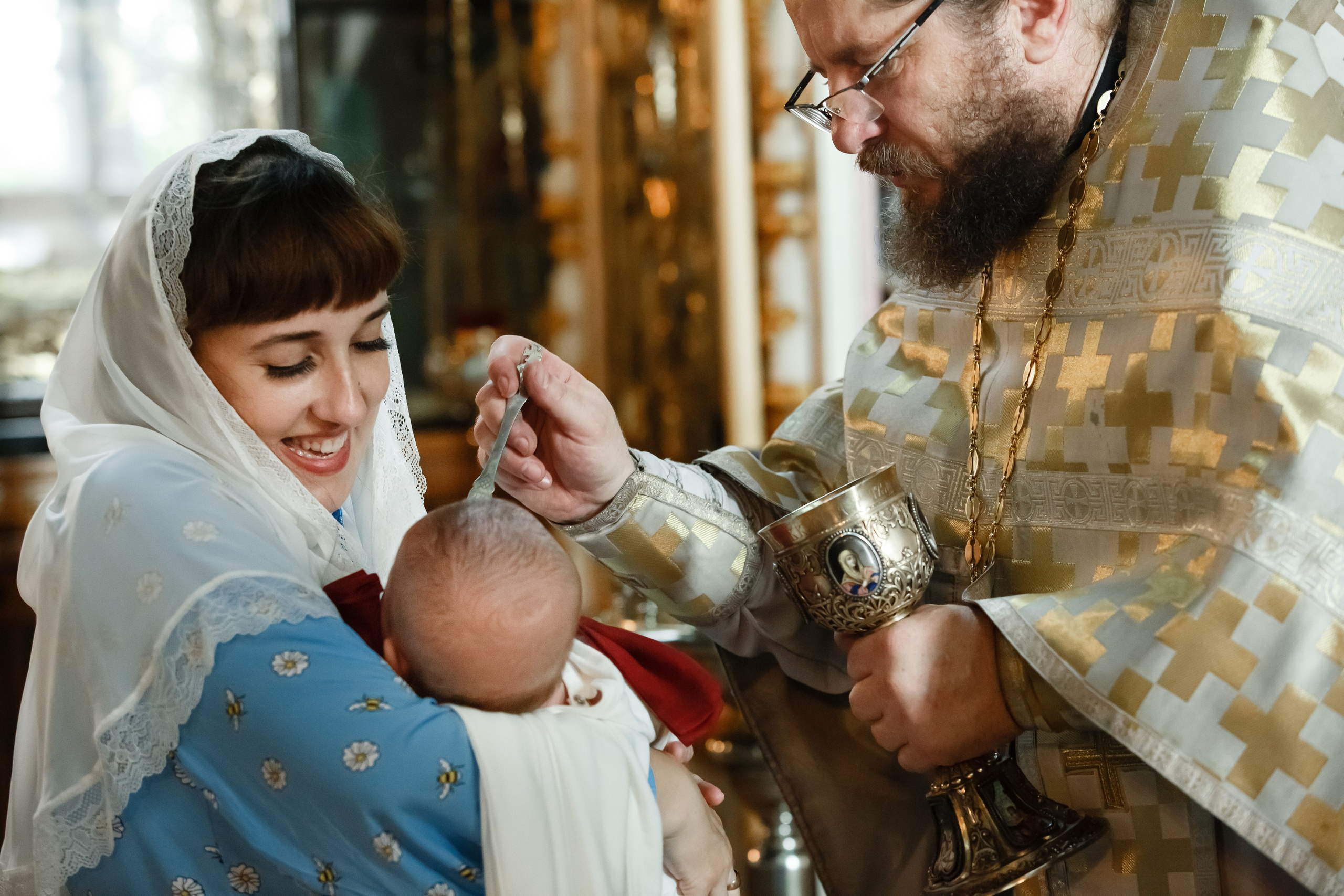 причастие в Оболенке