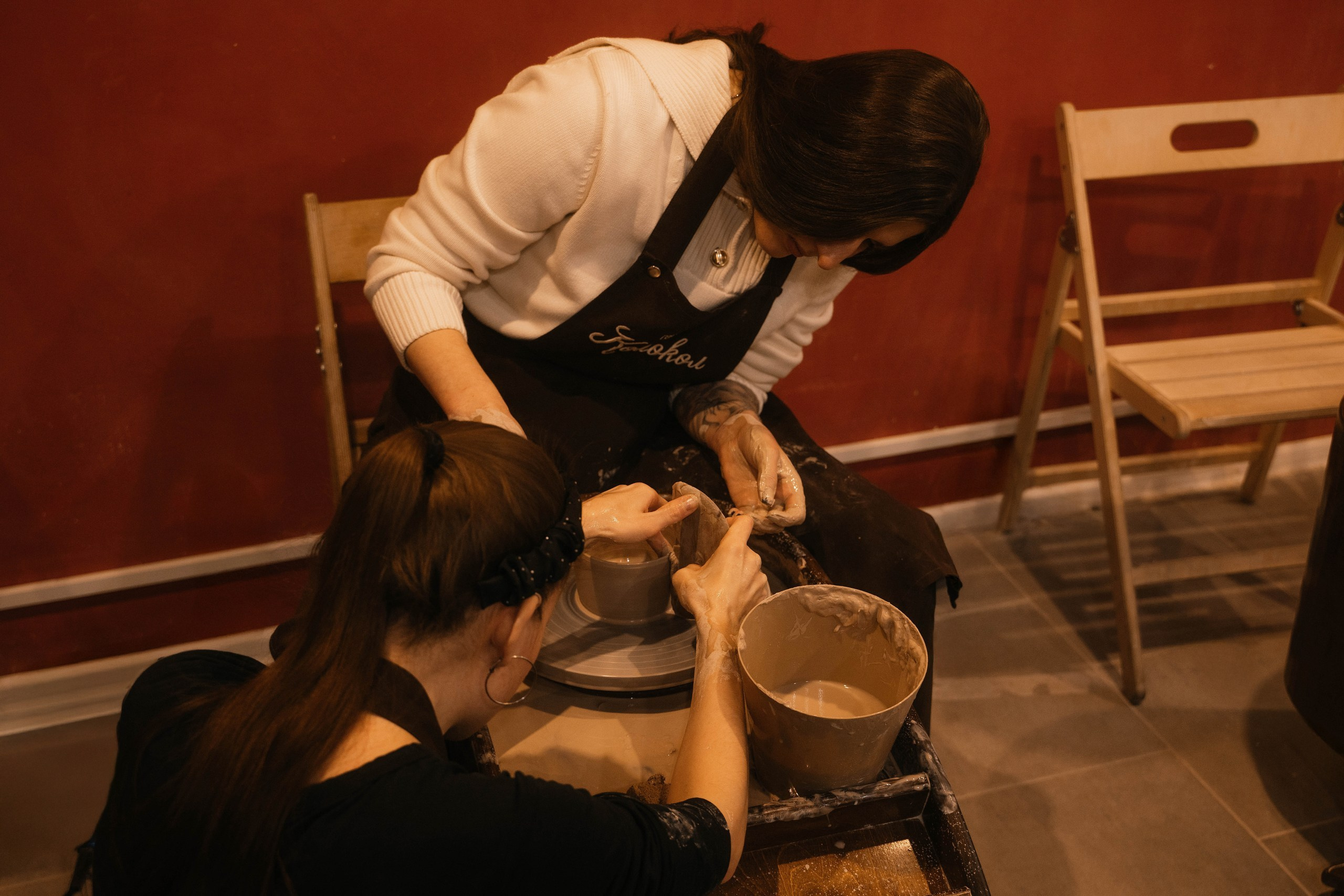 День рождения в гончарной мастерской. Свадебный, семейный фотограф в Рязани Лена Брант