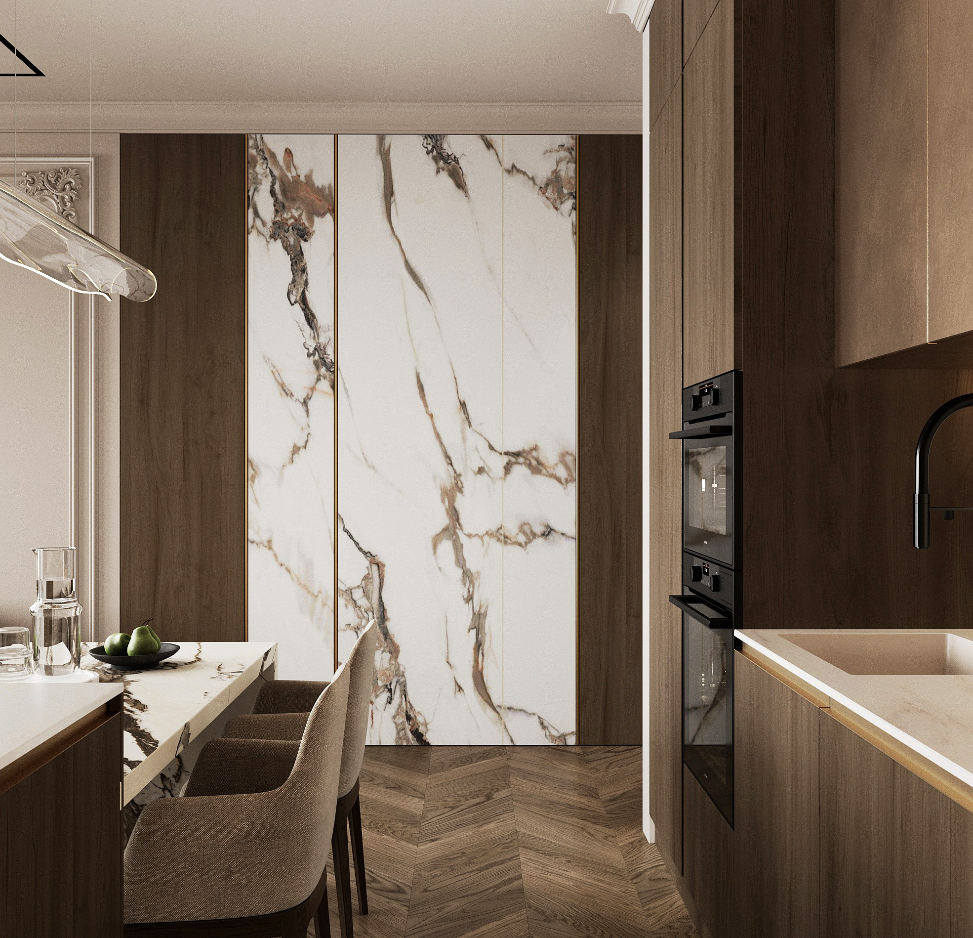 Appartment 100 sq m. Профессиональный дизайнер интерьера