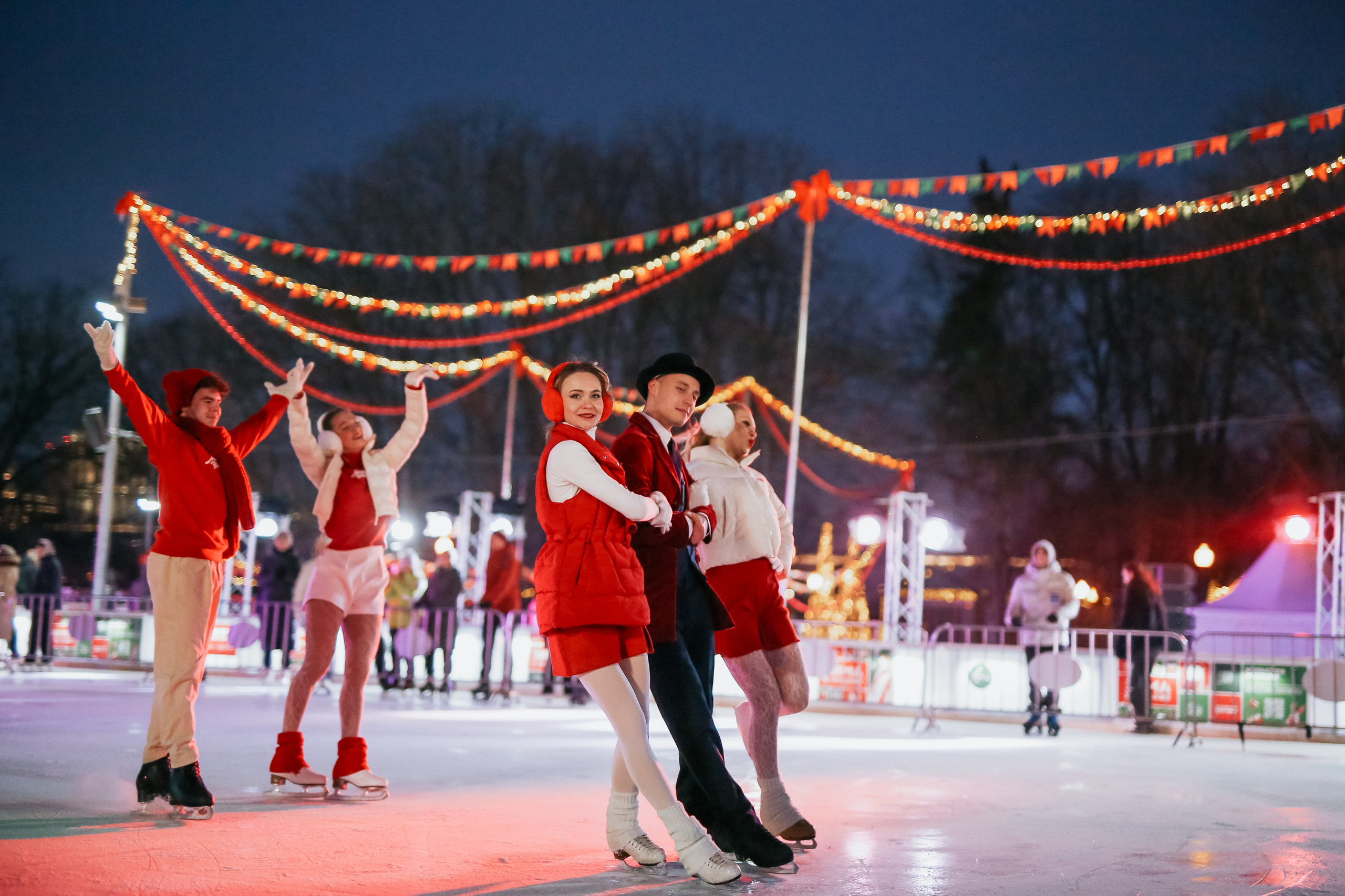 Ледовое шоу Парк Культуры проект Московское Чаепитие. Фотограф и видеограф Анна Домашенко