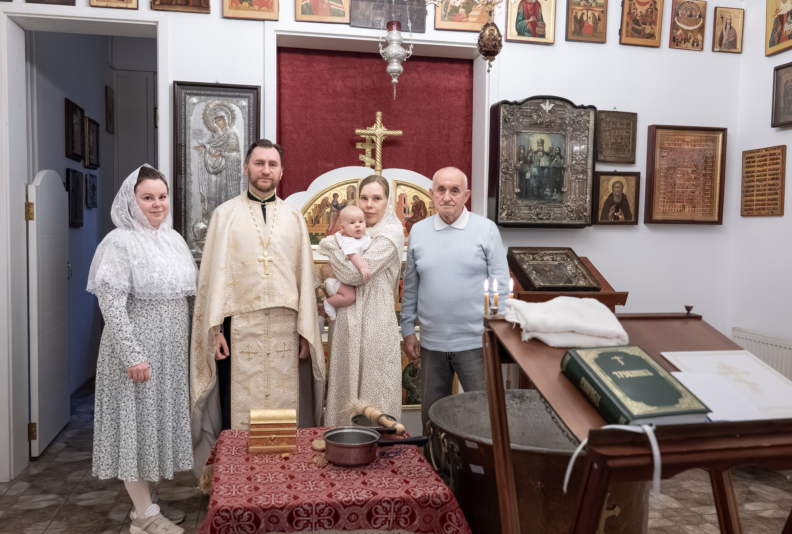 Крещение мл. Максима. Фотограф в Москве