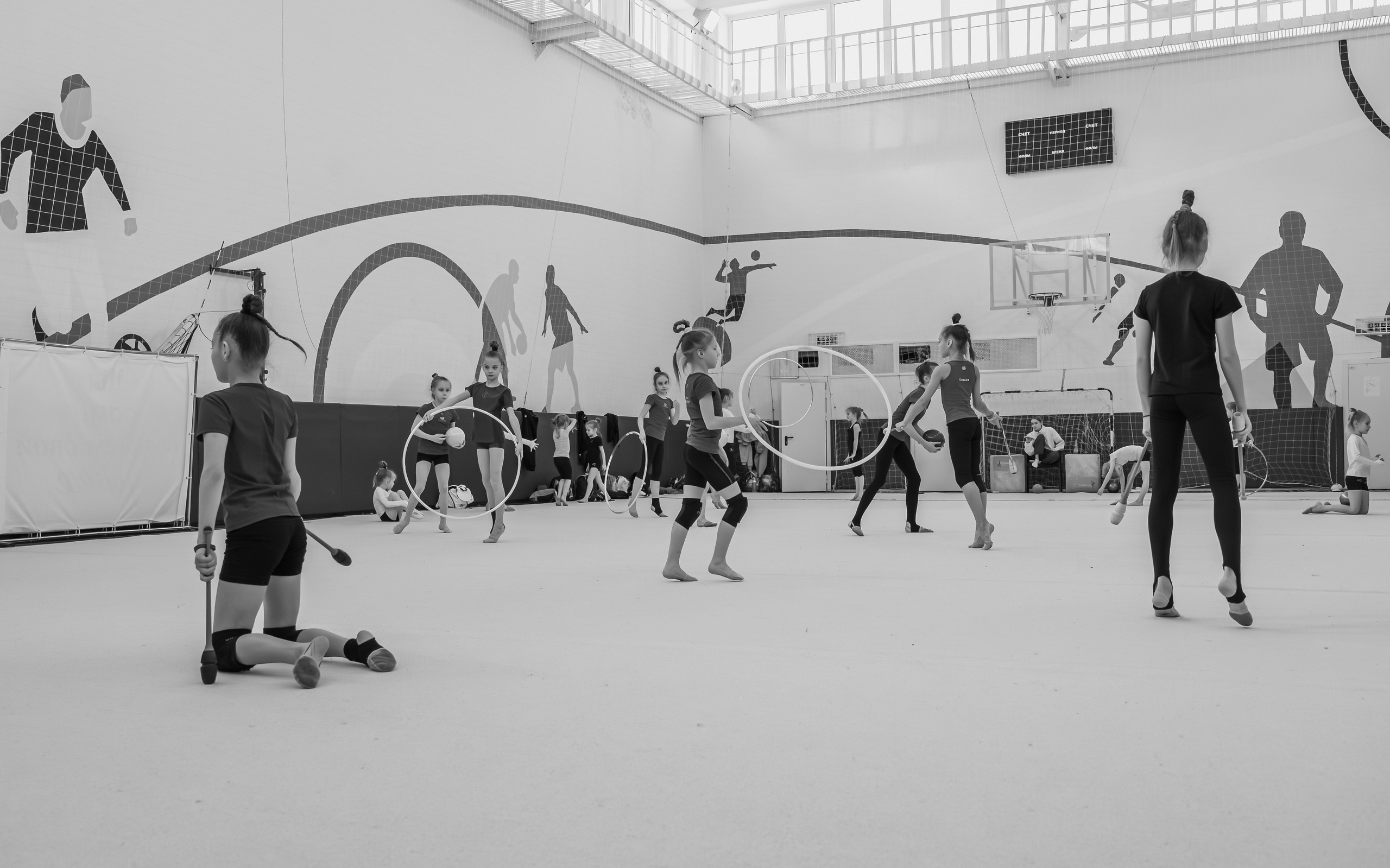 Тренировочный процесс. Художественная гимнастика. Фотограф в Москве