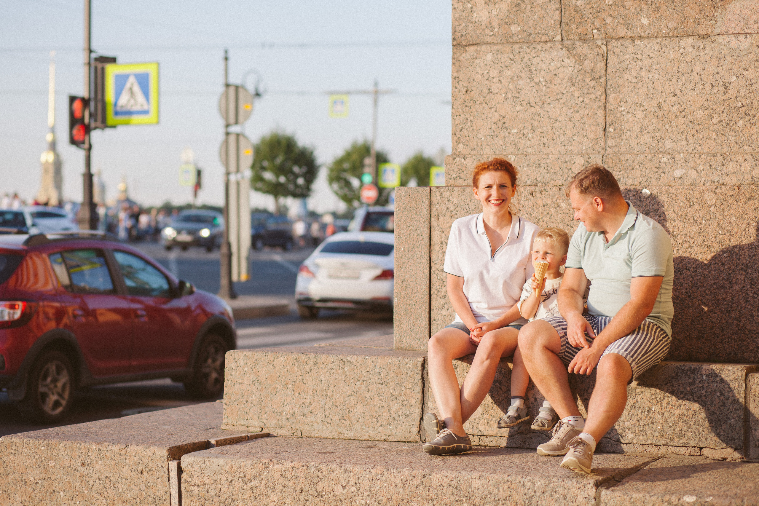 Таня, Дима и Серёга в солнечном Петербурге. Илья Михачёв Фотограф ПРО людей