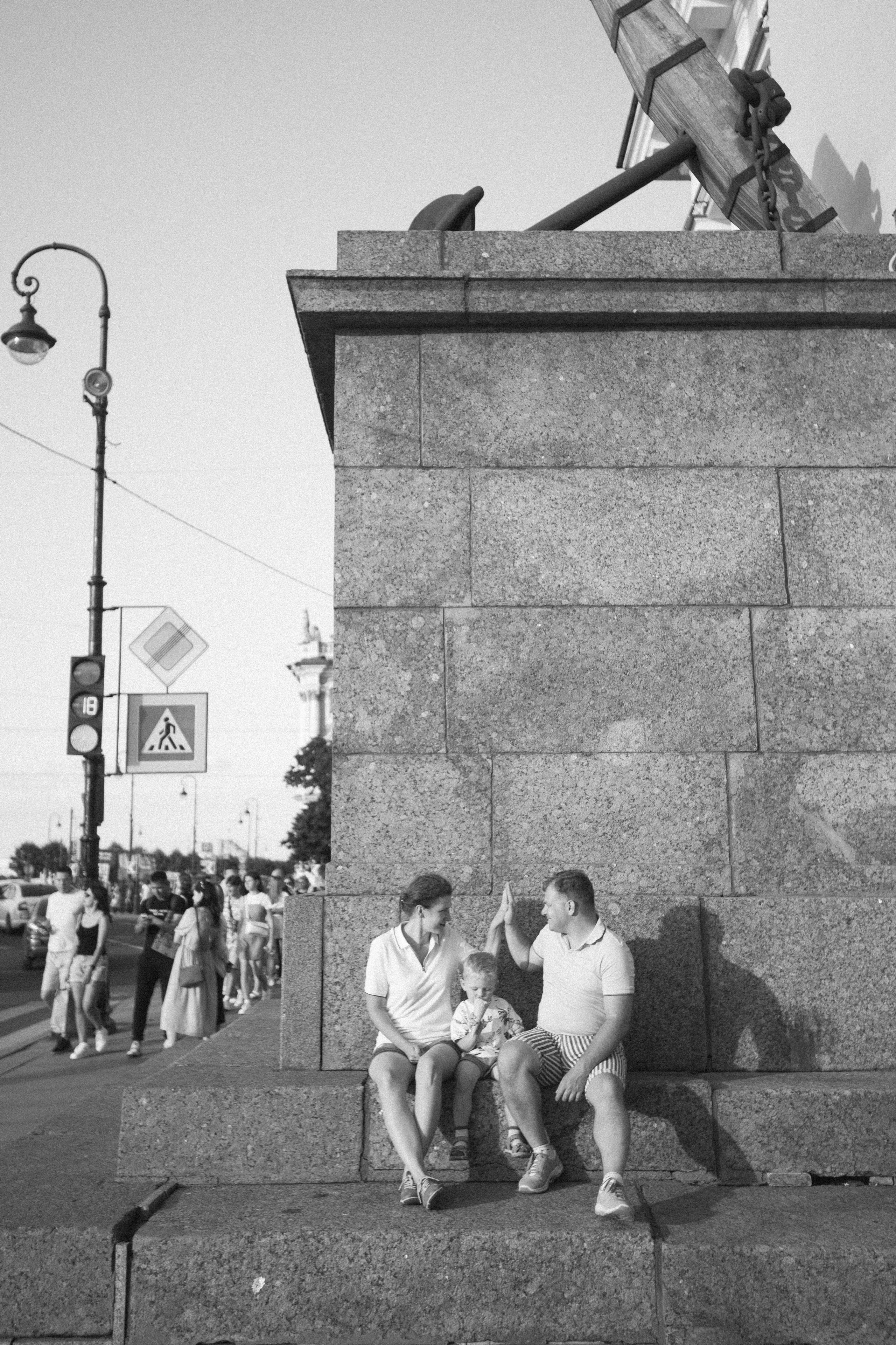 Таня, Дима и Серёга в солнечном Петербурге. Илья Михачёв Фотограф ПРО людей